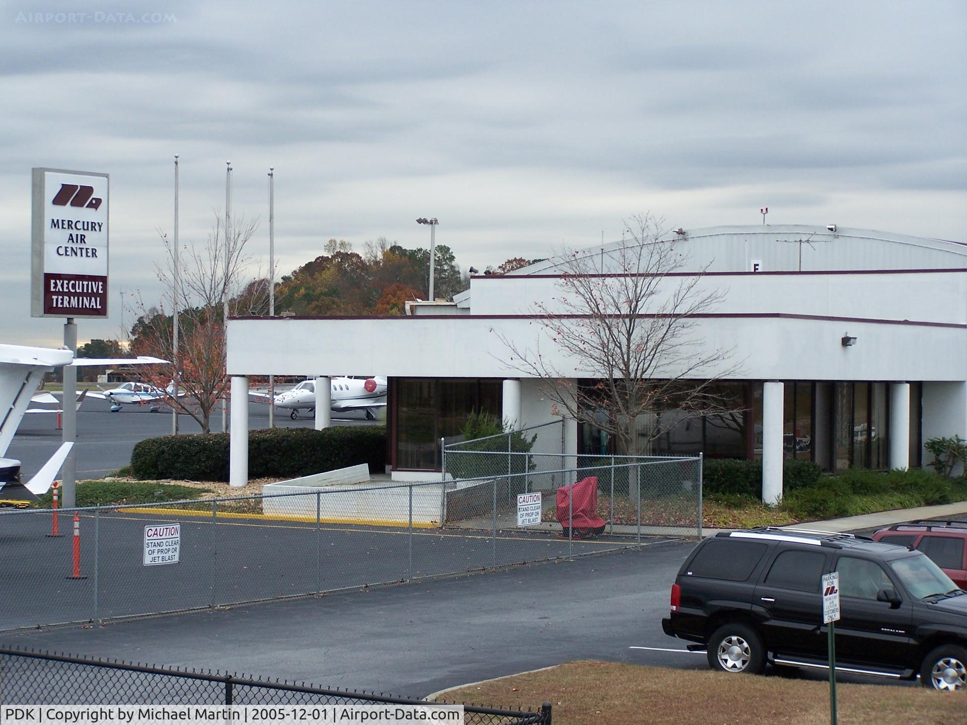 Dekalb-peachtree Airport (PDK) - Mercury Air Center on a cold and blustery day!