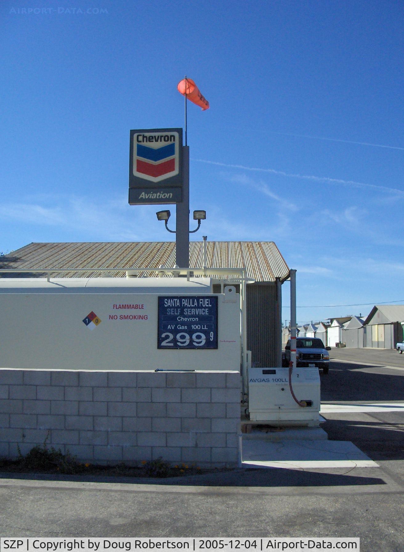 Santa Paula Airport (SZP) - Santa Paula Airport Self-Service 100LL Fuel Facility, (Fuel vendor changed to Phillips 2006-6) SZP