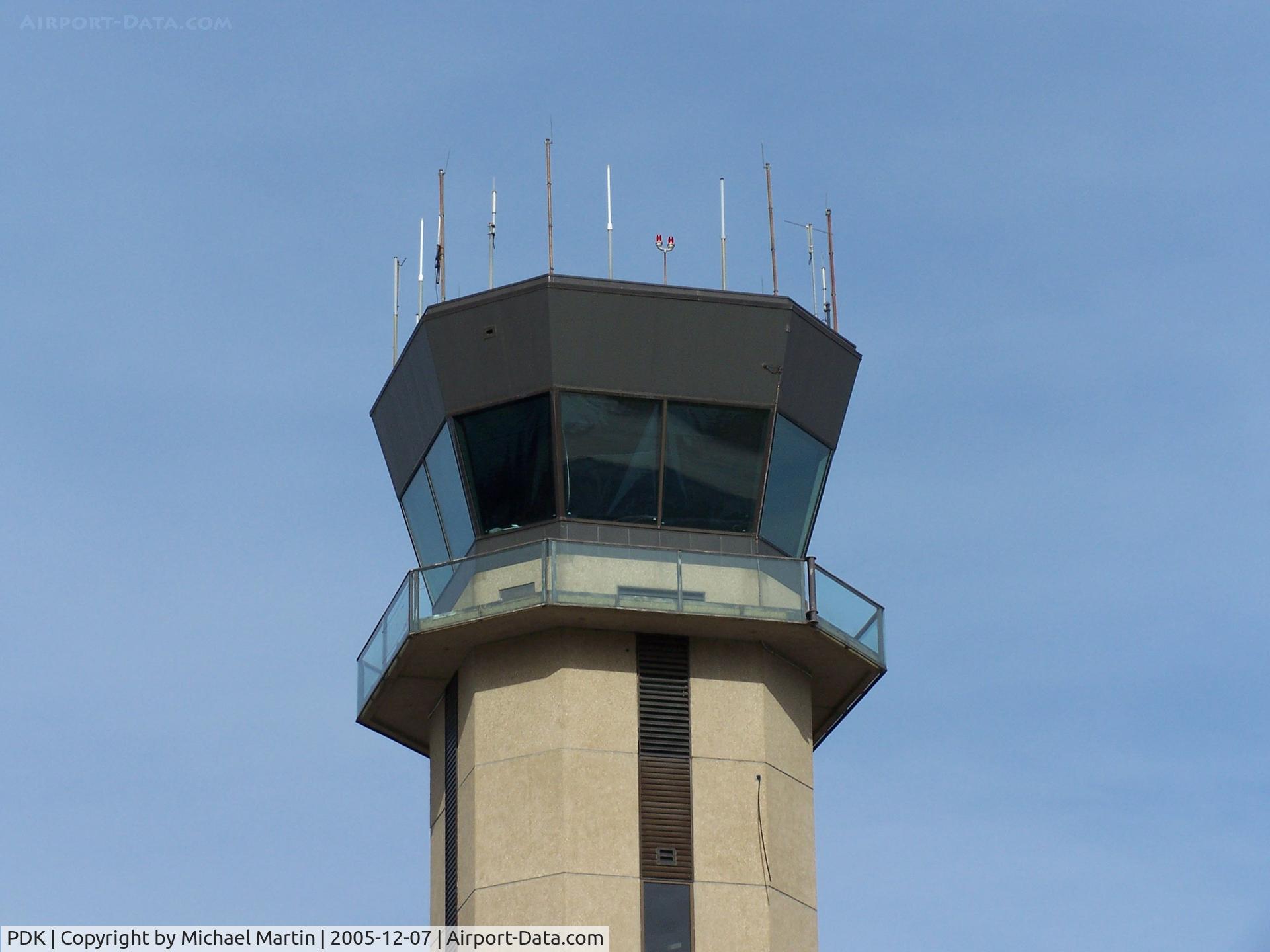 Dekalb-peachtree Airport (PDK) - Closeup of PDK tower