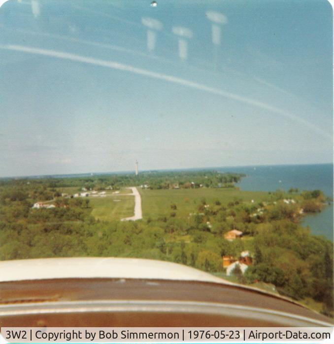 Put In Bay Airport (3W2) - On final in Dad's 172 (N2430U)