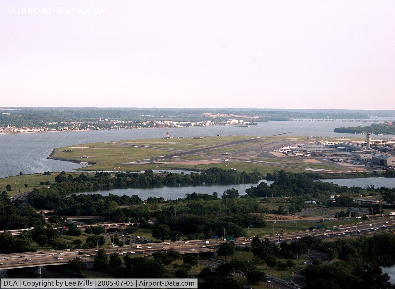 Ronald Reagan Washington National Airport (DCA) - Coming in on the River Visual to 19