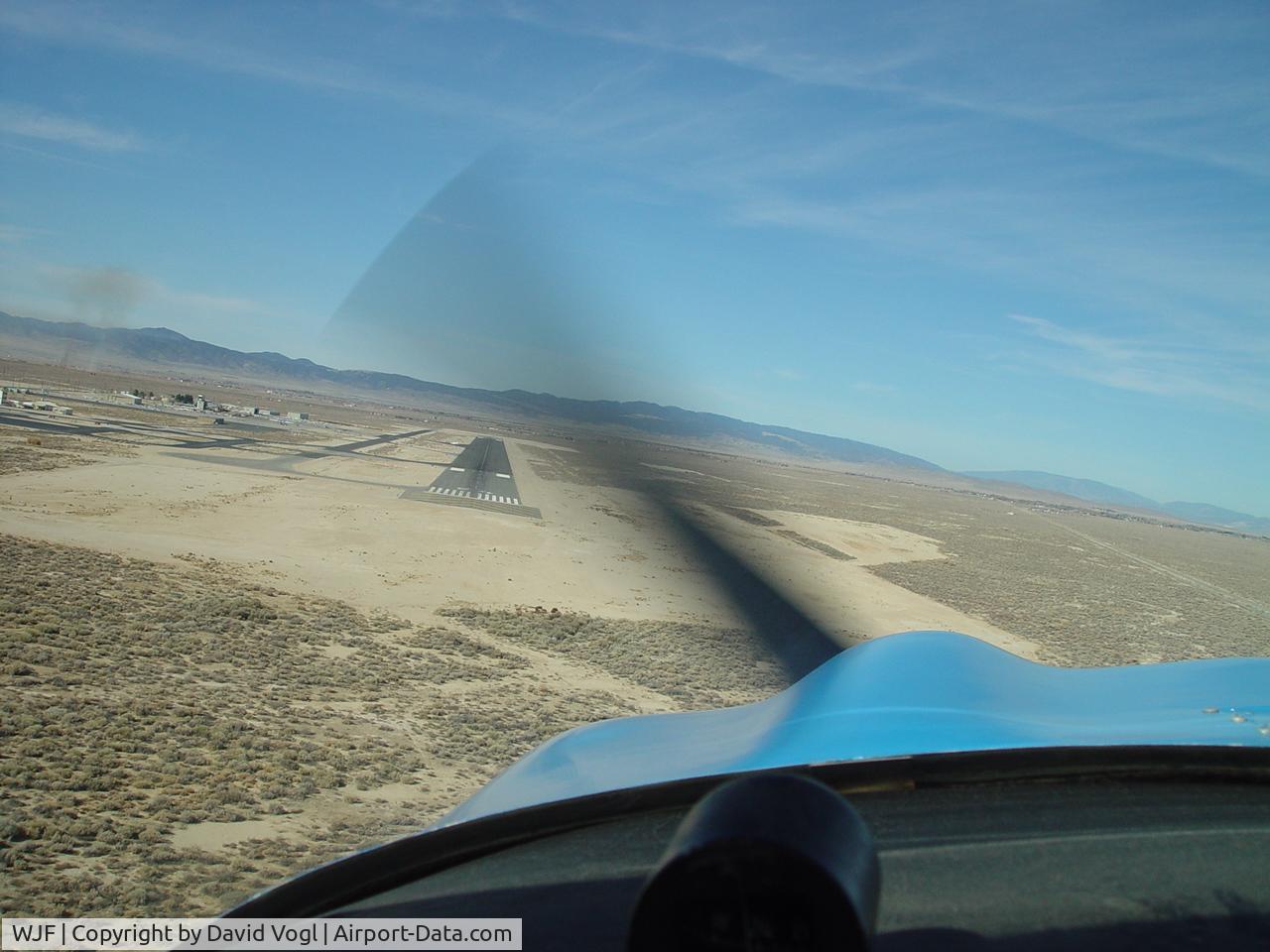 General Wm J Fox Airfield Airport (WJF) - N4182Y in flight over WJF