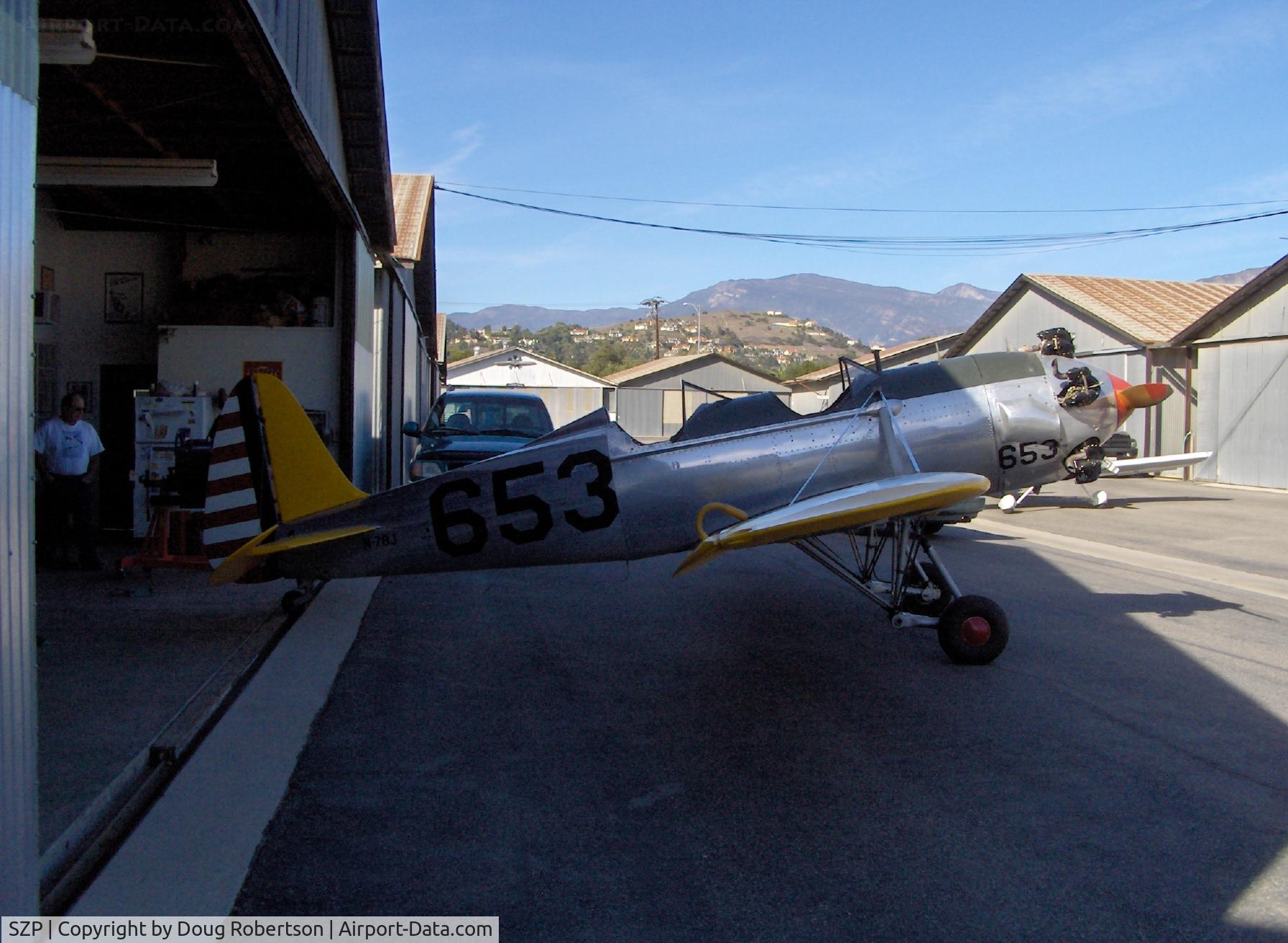 Santa Paula Airport (SZP) - Aviation Museum of Santa Paula, Hangar 4, The Richards hangar