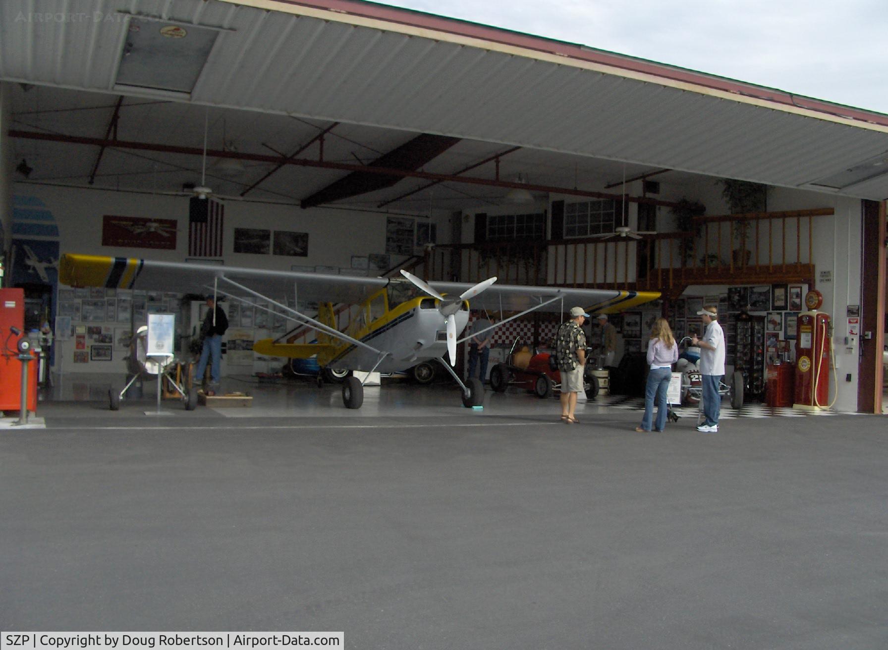Santa Paula Airport (SZP) - Aviation Museum of Santa Paula, Hangar 7, The Dewey hangar