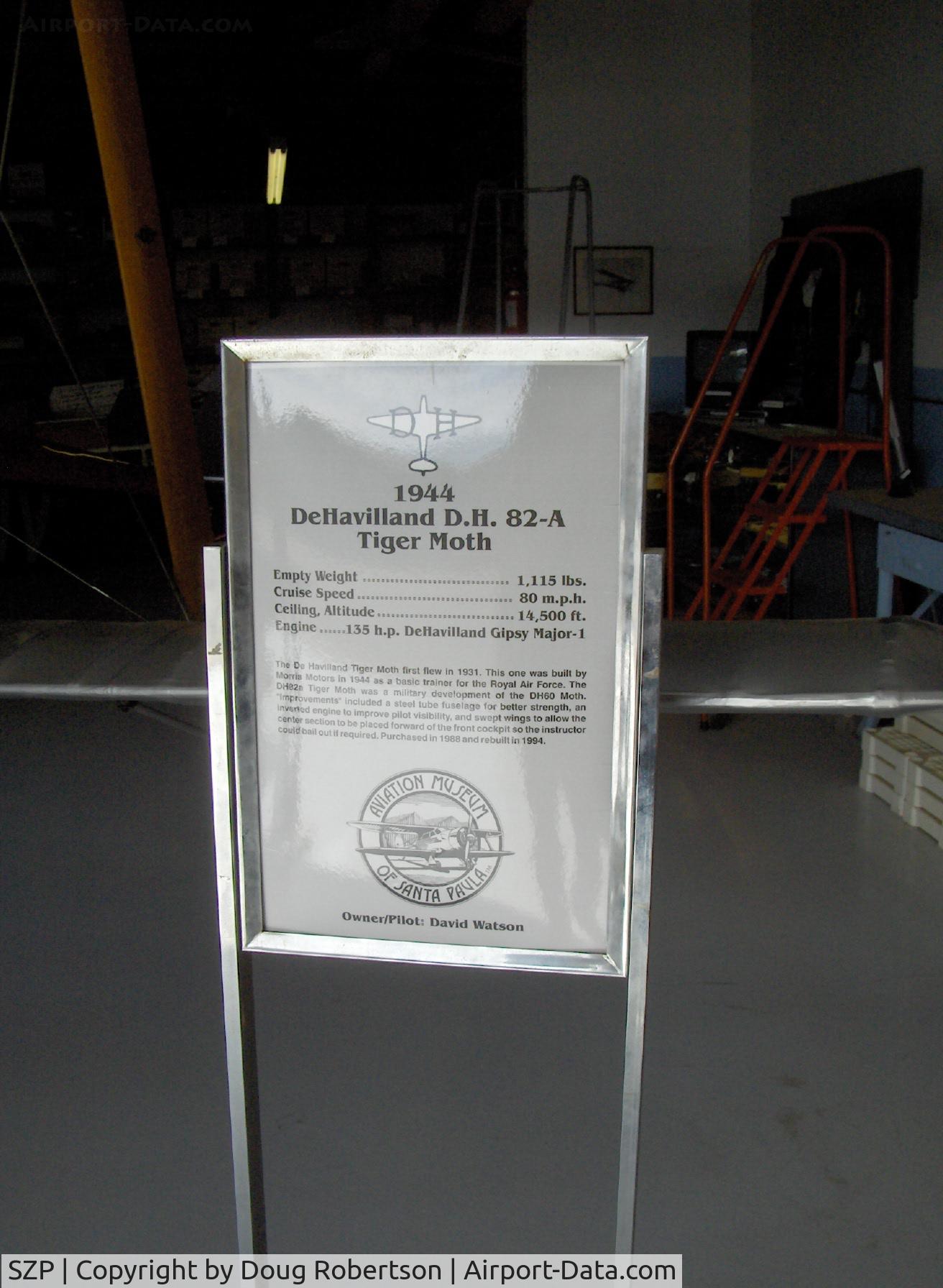 Santa Paula Airport (SZP) - Aviation Museum of Santa Paula, Hangar 2, The Watson hangar, see N675LF for more photos, data
