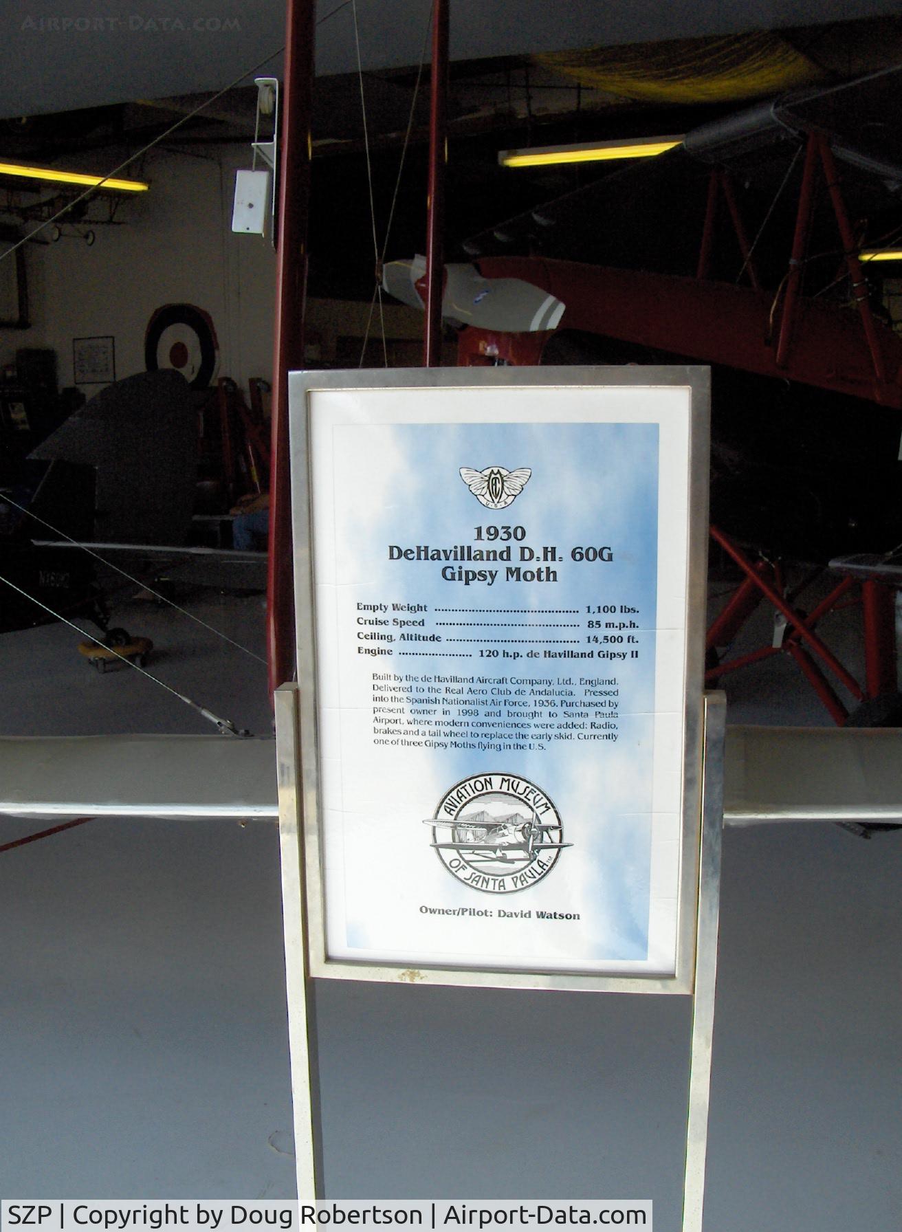 Santa Paula Airport (SZP) - Aviation Museum of Santa Paula, Hangar 2, The Watson hangar, see N60MZ for more photos, data