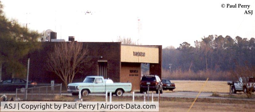 Tri-county Airport (ASJ) - View of the admin building from the NIFR Beacon