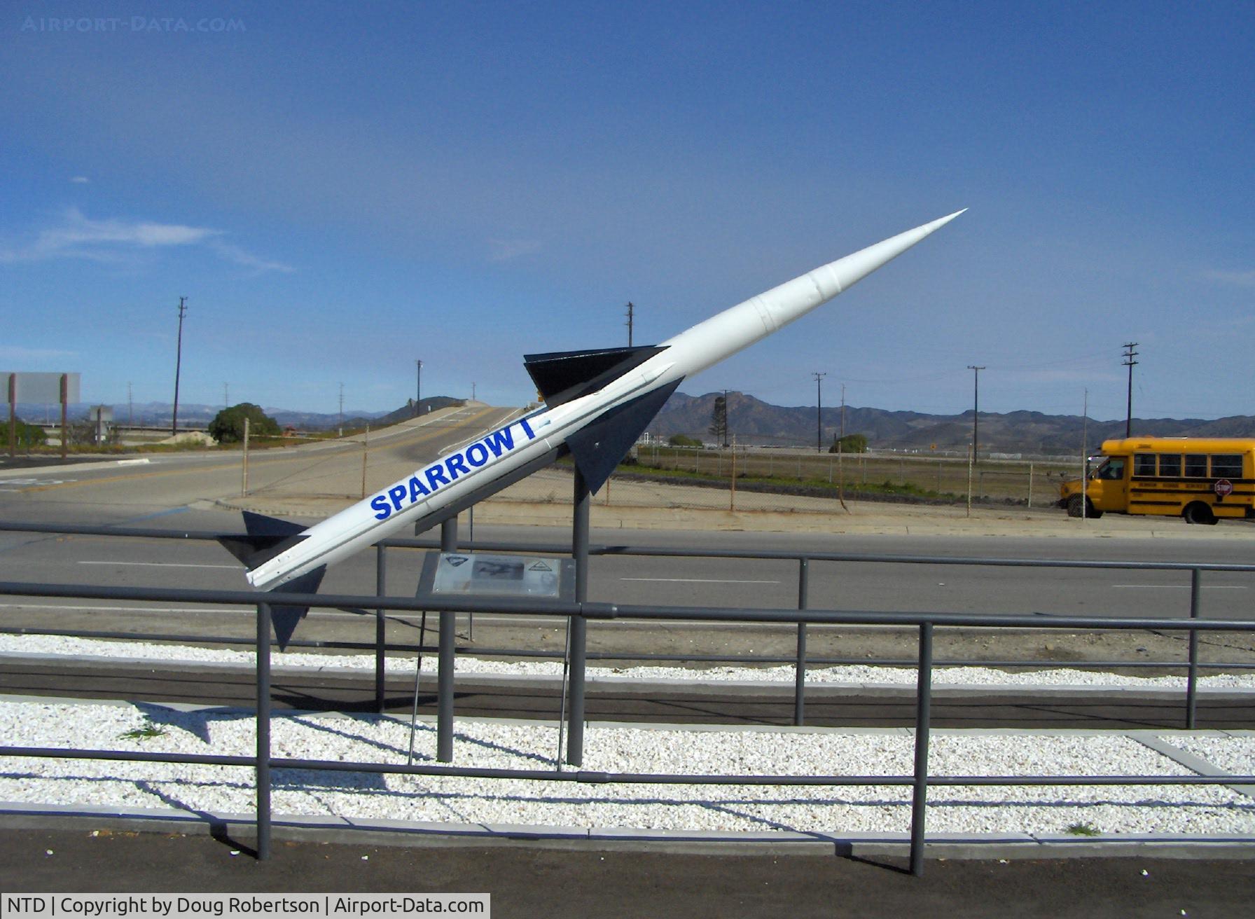 Point Mugu Nas (naval Base Ventura Co) Airport (NTD) - Missile Park-AIM-7 SPARROW I, air to air, obsolete