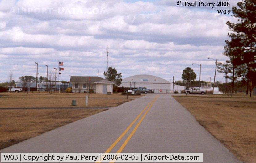 Wilson Industrial Air Center Airport (W03) - Approaching the Wilson Industrial Air Center