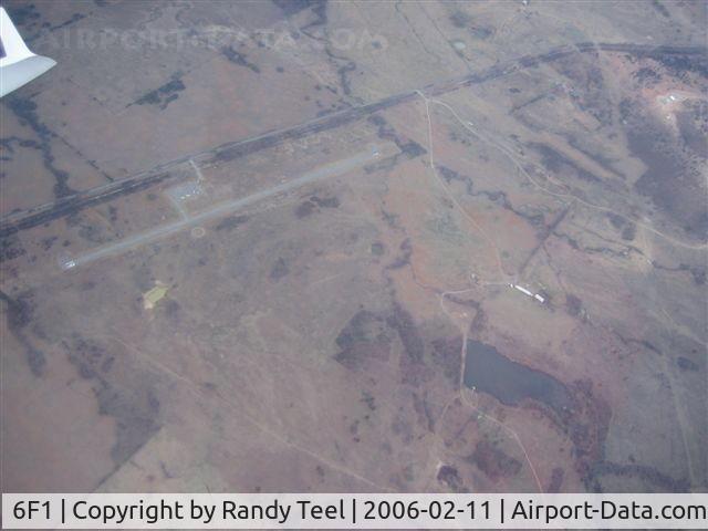 Talihina Municipal Airport (6F1) - Glider RS over the Talihina Airport at 5,800 feet.