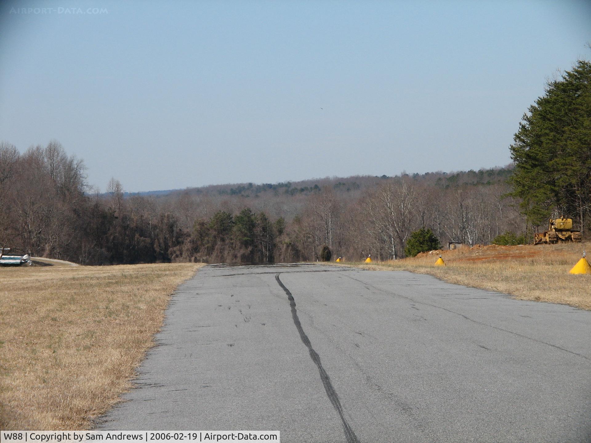 Air Harbor Airport (W88) - Looking down runway 27.