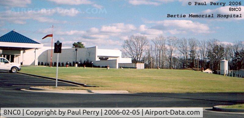 Bertie Memorial Hospital Heliport (8NC0) - Small medical helipad, and still better than my hometown!