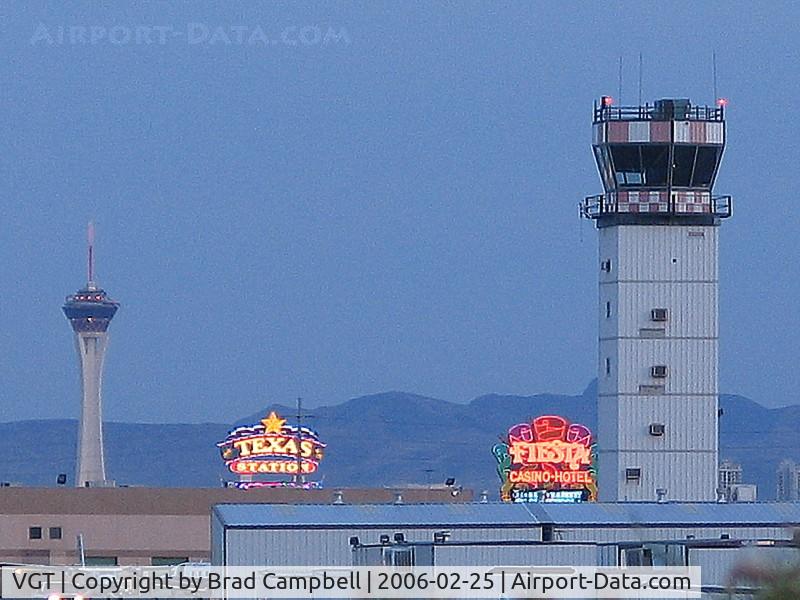 North Las Vegas Airport (VGT) - A tale of two towers.