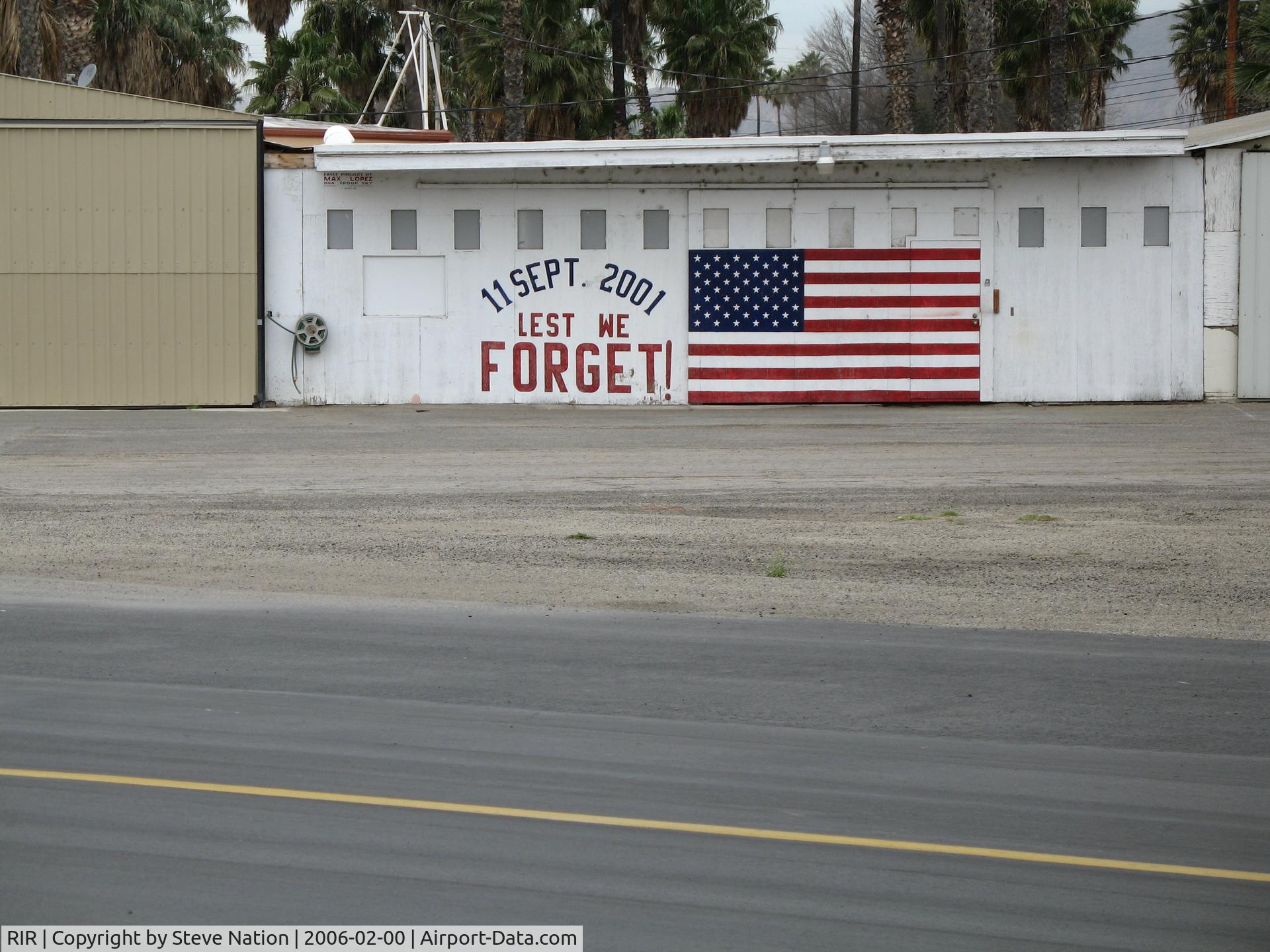 Flabob Airport (RIR) - Remember September 11th mural at Flabob (Riverside County) Airport, CA