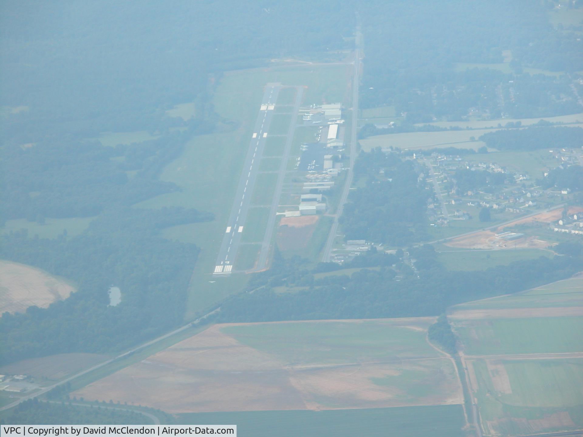 Cartersville Airport (VPC) - looking to the south