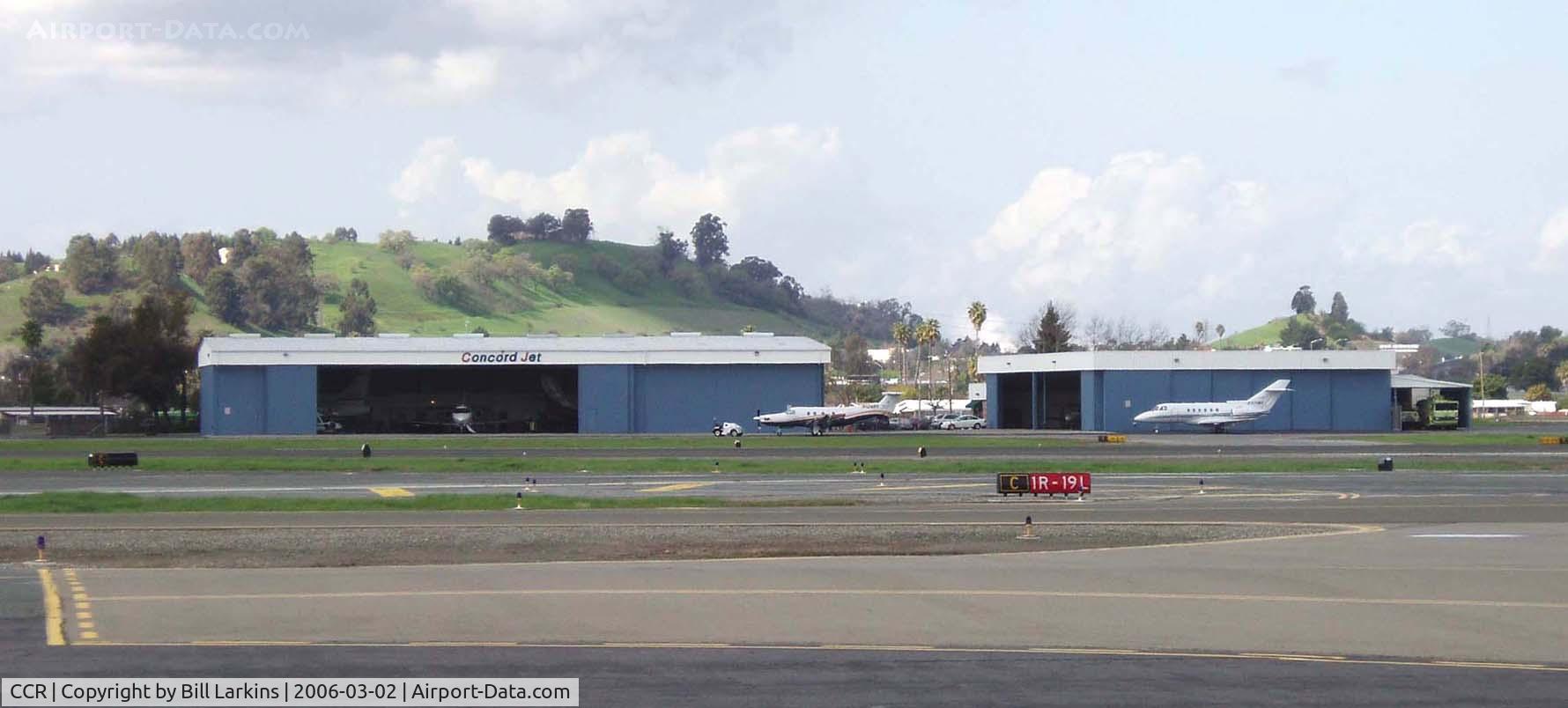 Buchanan Field Airport (CCR) - Concord Jet facility on the West side of the field.