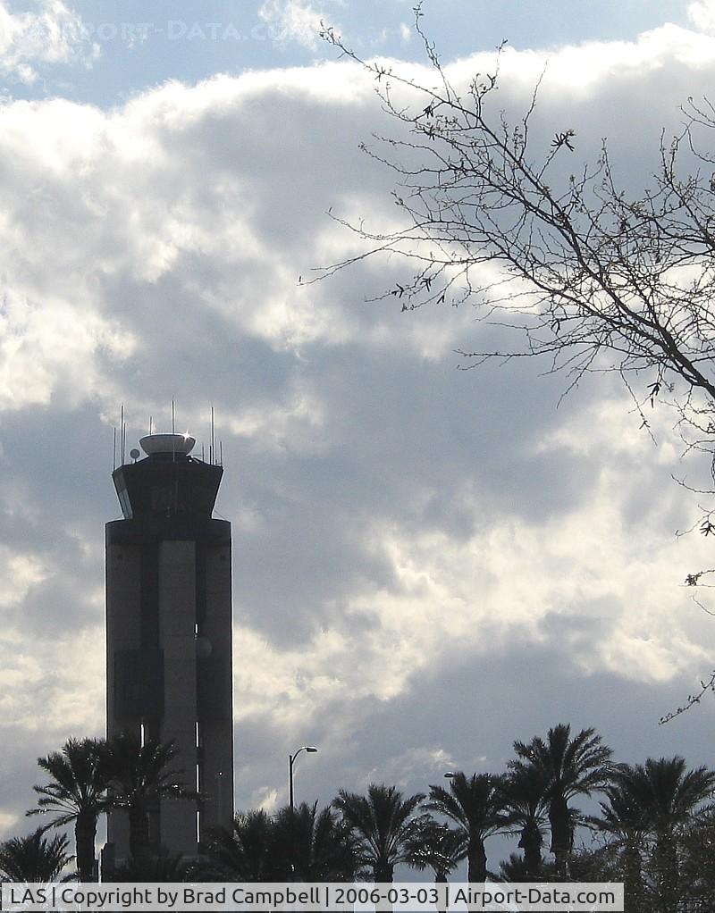 Harry Reid International Airport (LAS) - Not a very good photo but this is the old ATCT at McCarran.