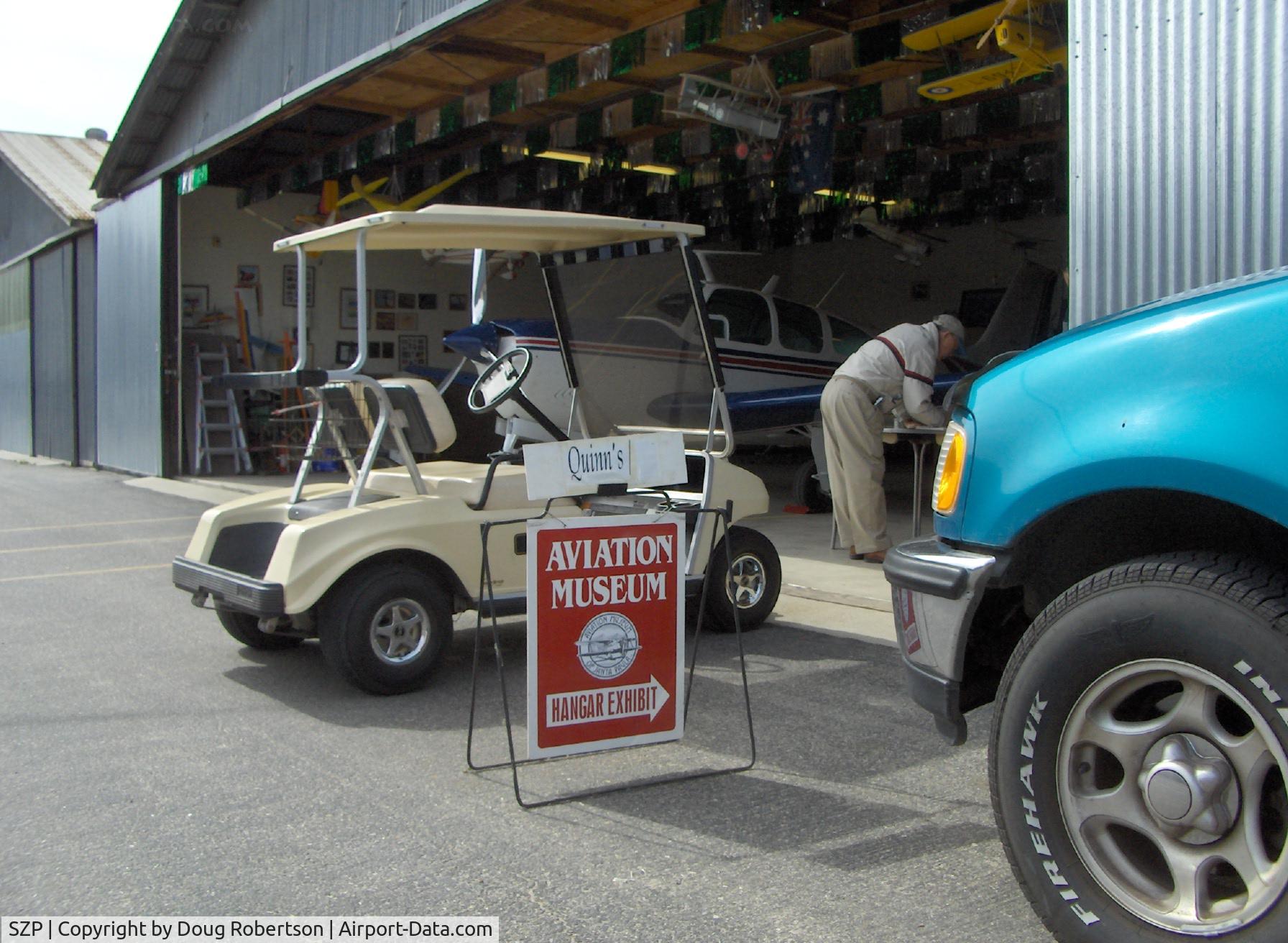 Santa Paula Airport (SZP) - Aviation Museum of Santa Paula, Hangar 3, The Quinn hangar