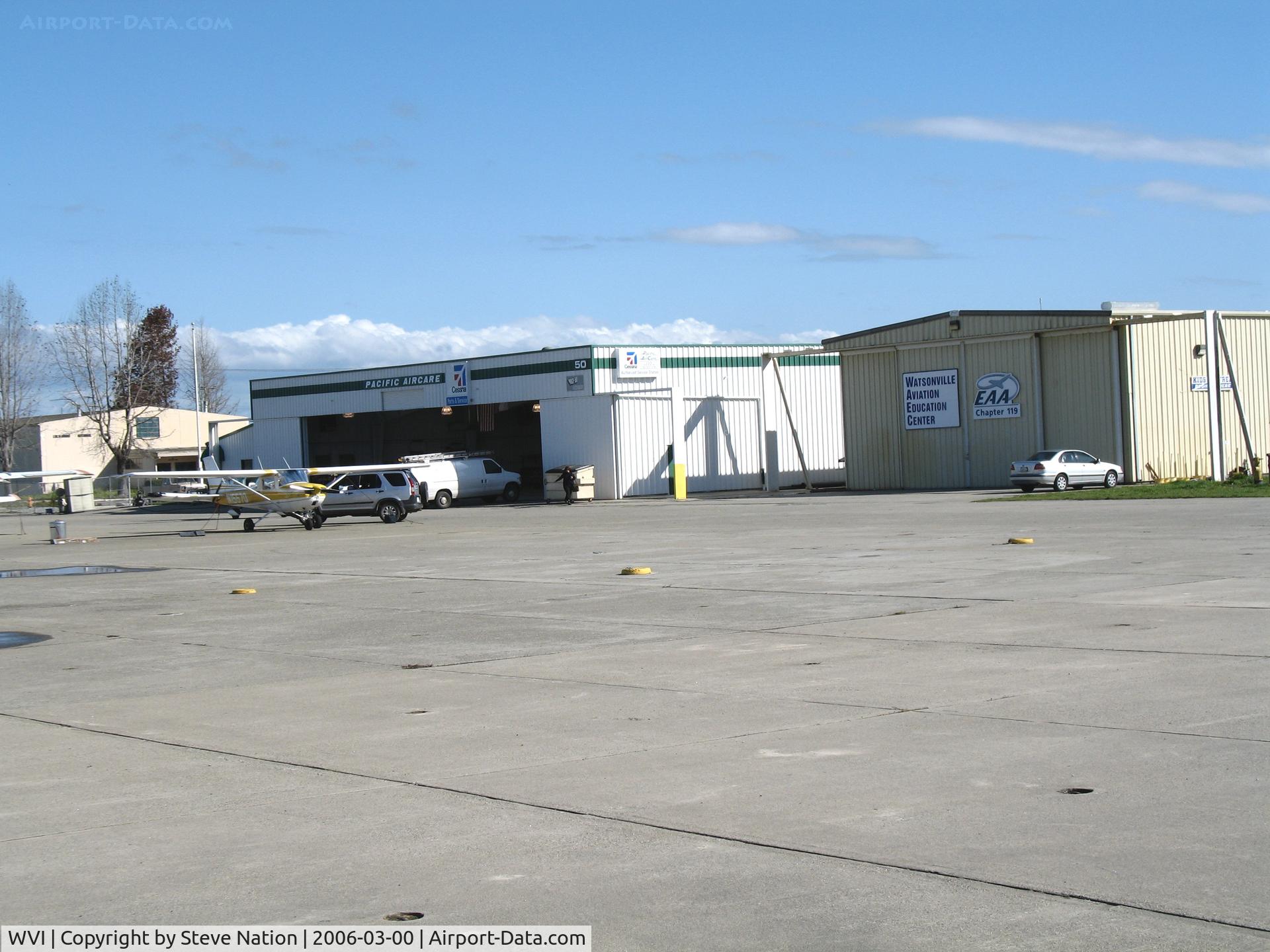 Watsonville Municipal Airport (WVI) - Pacific Aircare Hangar and Ramp