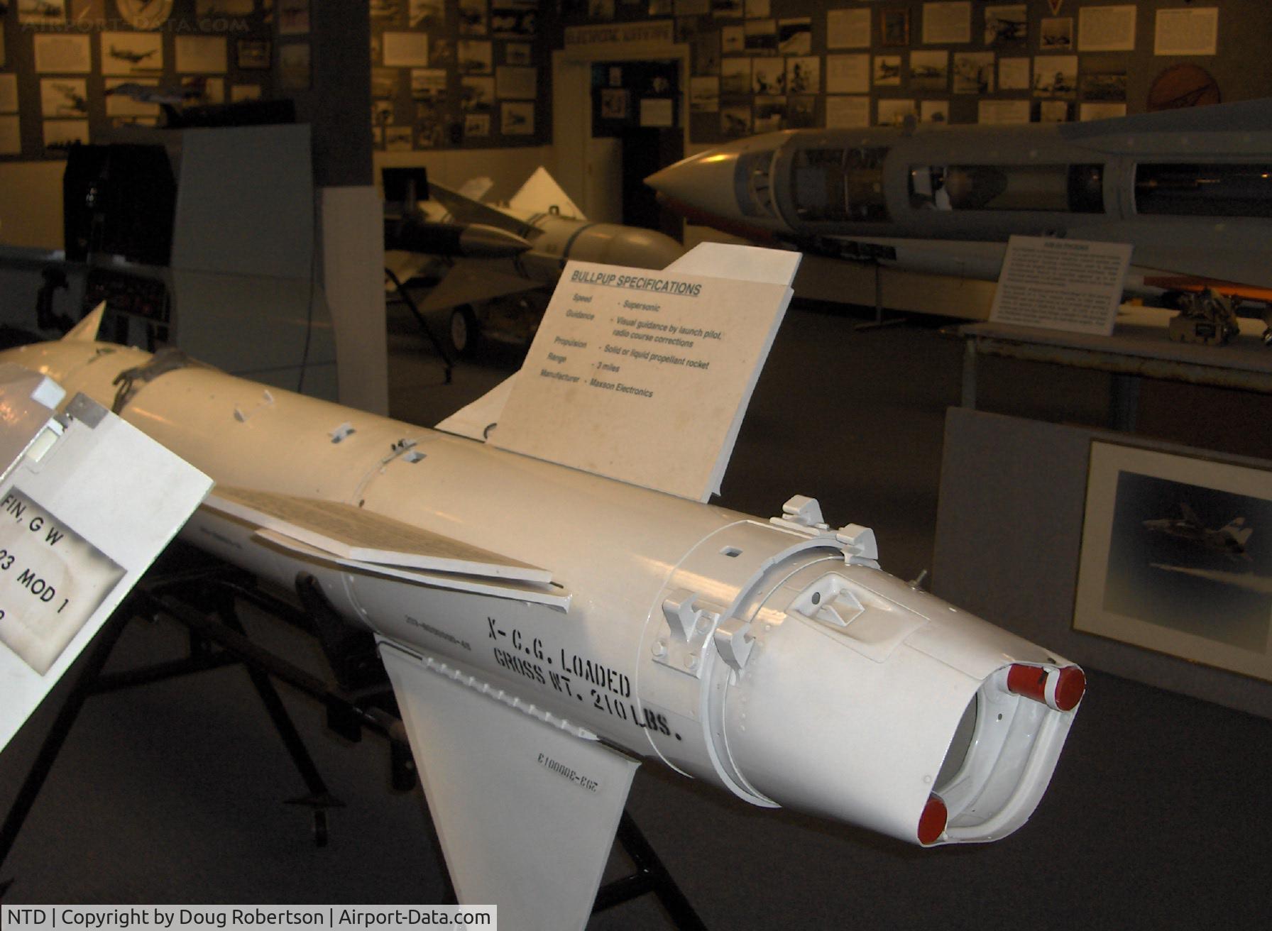 Point Mugu Nas (naval Base Ventura Co) Airport (NTD) - BULLPUP missile, First air to surface 'smart' bomb