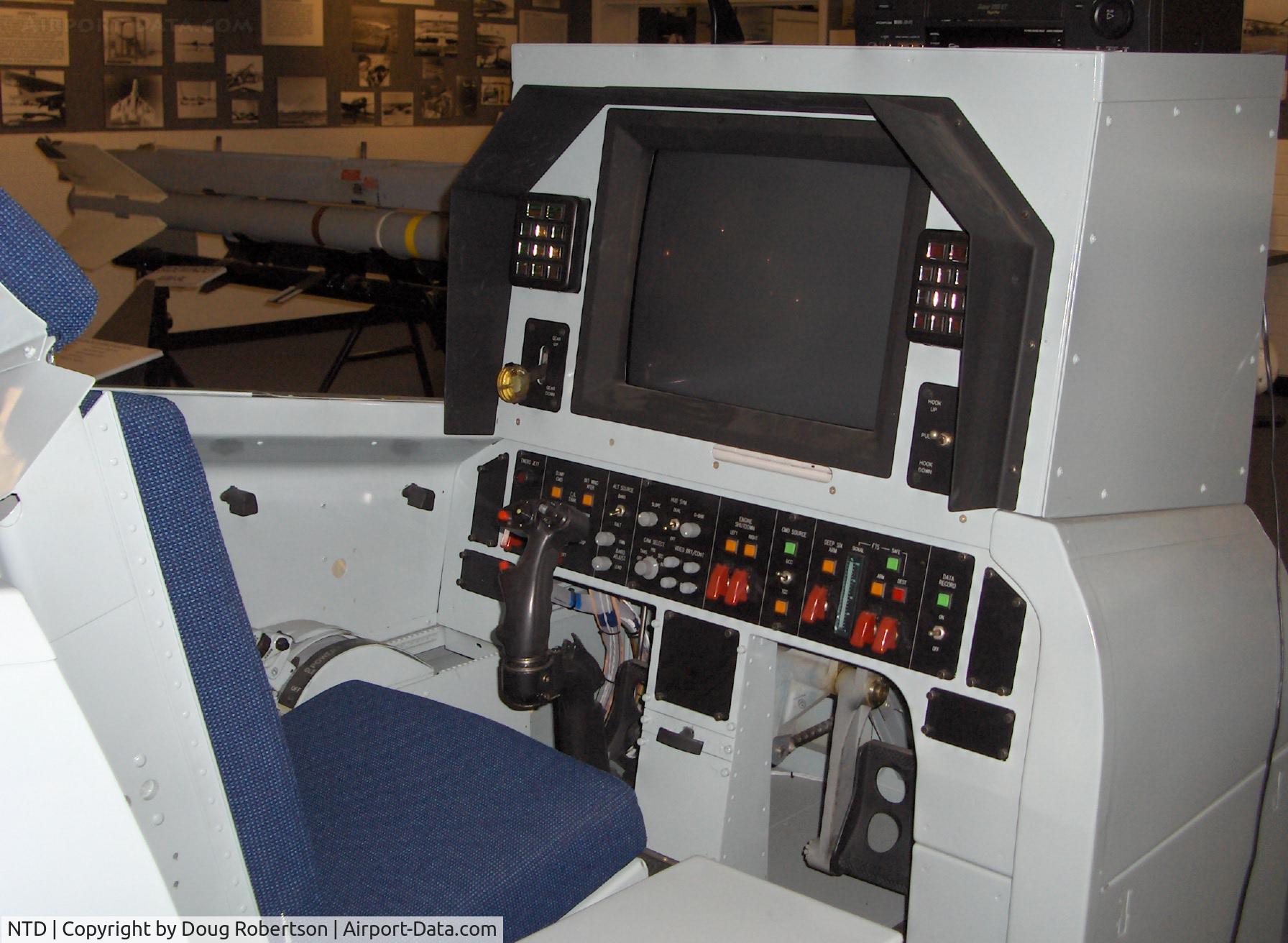 Point Mugu Nas (naval Base Ventura Co) Airport (NTD) - Systems Integration Test Station (SITS), a ground-based replica of tactical cockpit. This tactical software development facility on the beach at Point Mugu overlooked the sea test range tracking actual targets with AN/AWG-9 RADAR.