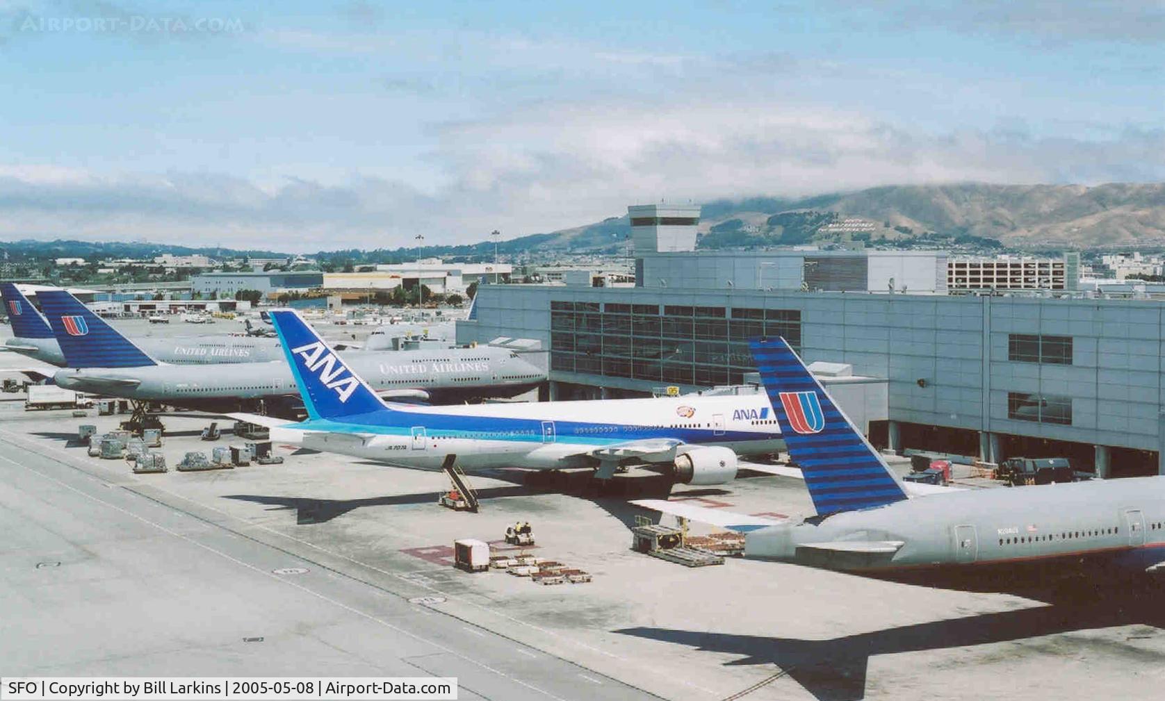 San Francisco International Airport (SFO) - Looking NW on South side of airport