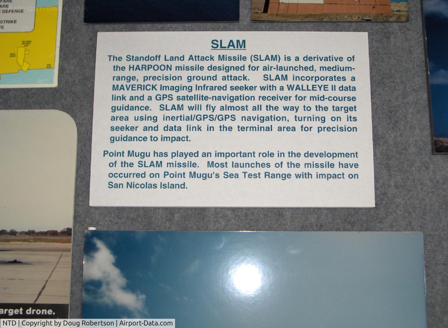 Point Mugu Nas (naval Base Ventura Co) Airport (NTD) - SLAM-Standoff Land Attack Missile description
