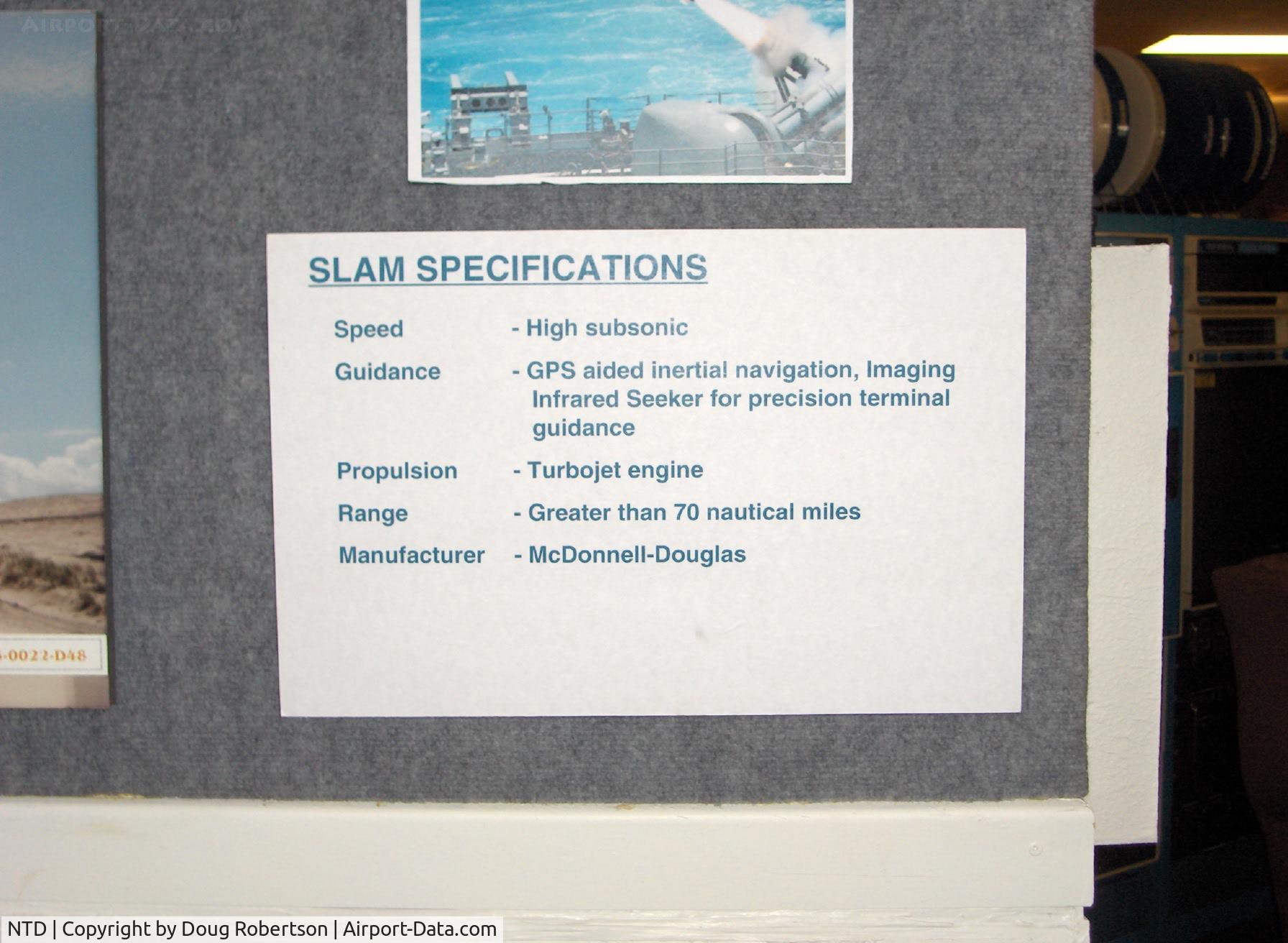 Point Mugu Nas (naval Base Ventura Co) Airport (NTD) - SLAM Standoff Land Attack Missile specifications