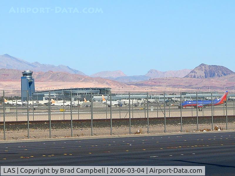 Harry Reid International Airport (LAS) - 'New' McCarran ATCT - from the southside looking northeast.