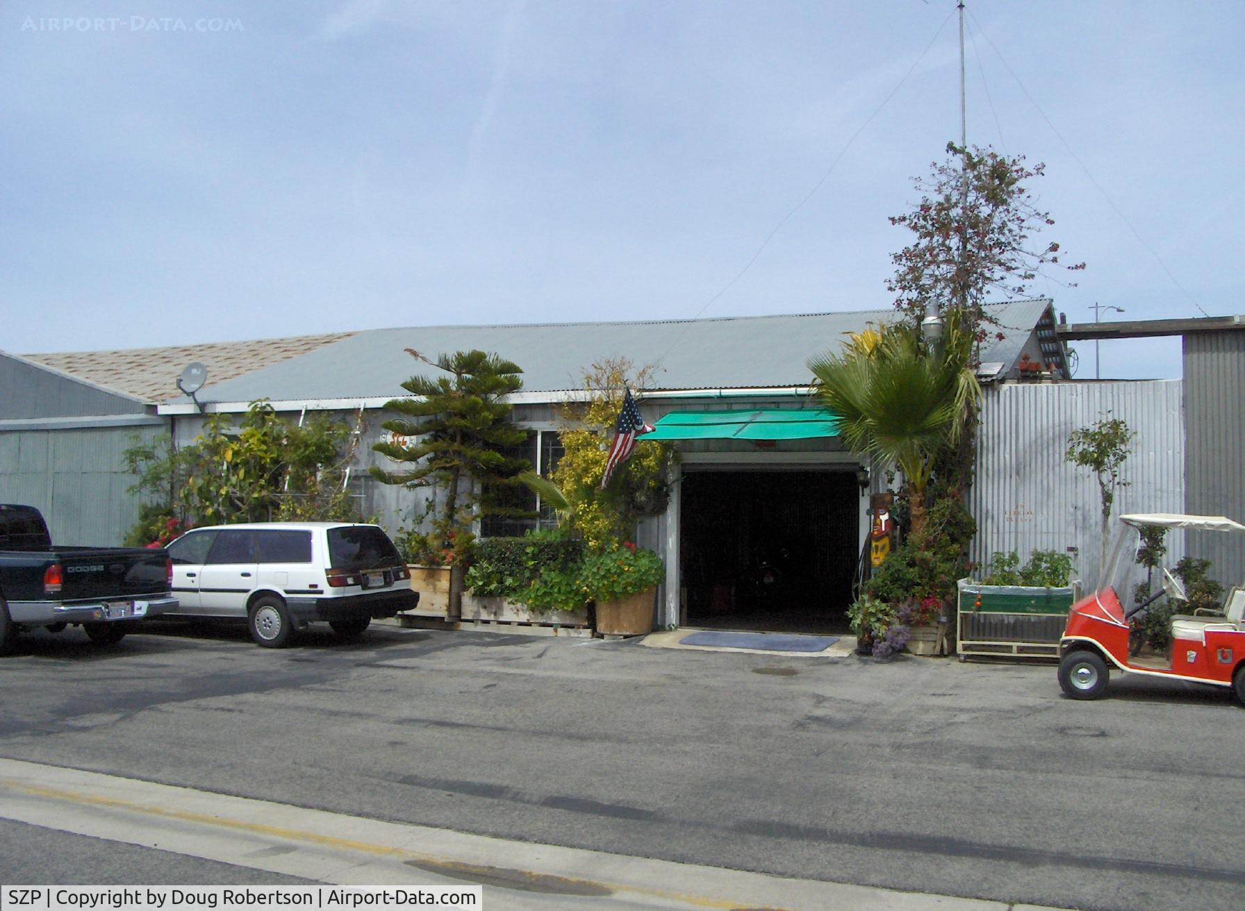 Santa Paula Airport (SZP) - 16 Waco Taxi-Rigler's 'Horticultural' Hangar Open Hours-Back Entrance