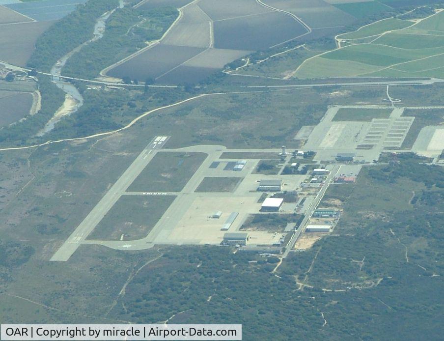 Marina Municipal Airport (OAR) - as seen from shoreline