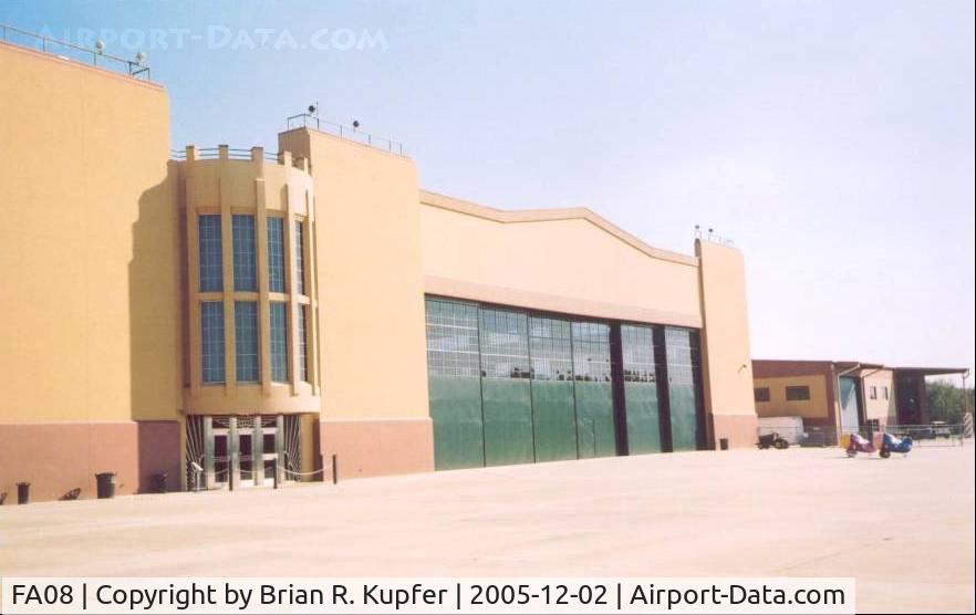 Orlampa Inc Airport (FA08) - South Hangar with doors closed