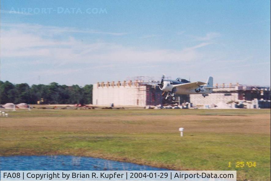 Orlampa Inc Airport (FA08) - hangar 3 underconstruction with F4F