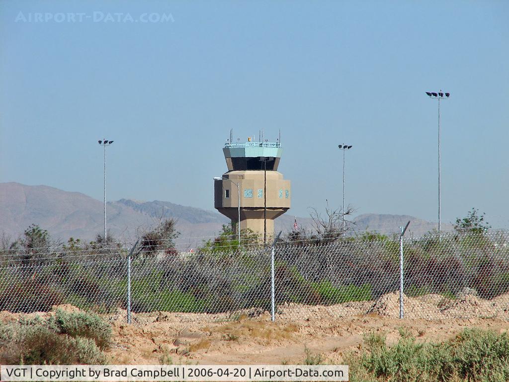 North Las Vegas Airport (VGT) - Looks more like a Military Fortress then an Air Traffic Control Tower