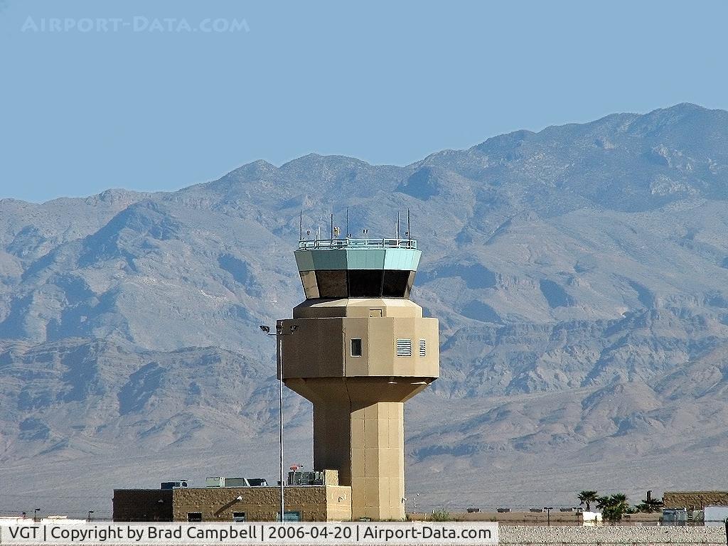 North Las Vegas Airport (VGT) - North Las Vegas Air Terminal with Sheep Mountains in background.