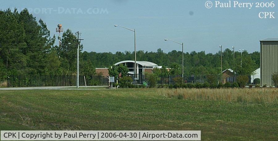 Chesapeake Regional Airport (CPK) - Long view of the terminal/admin building here.