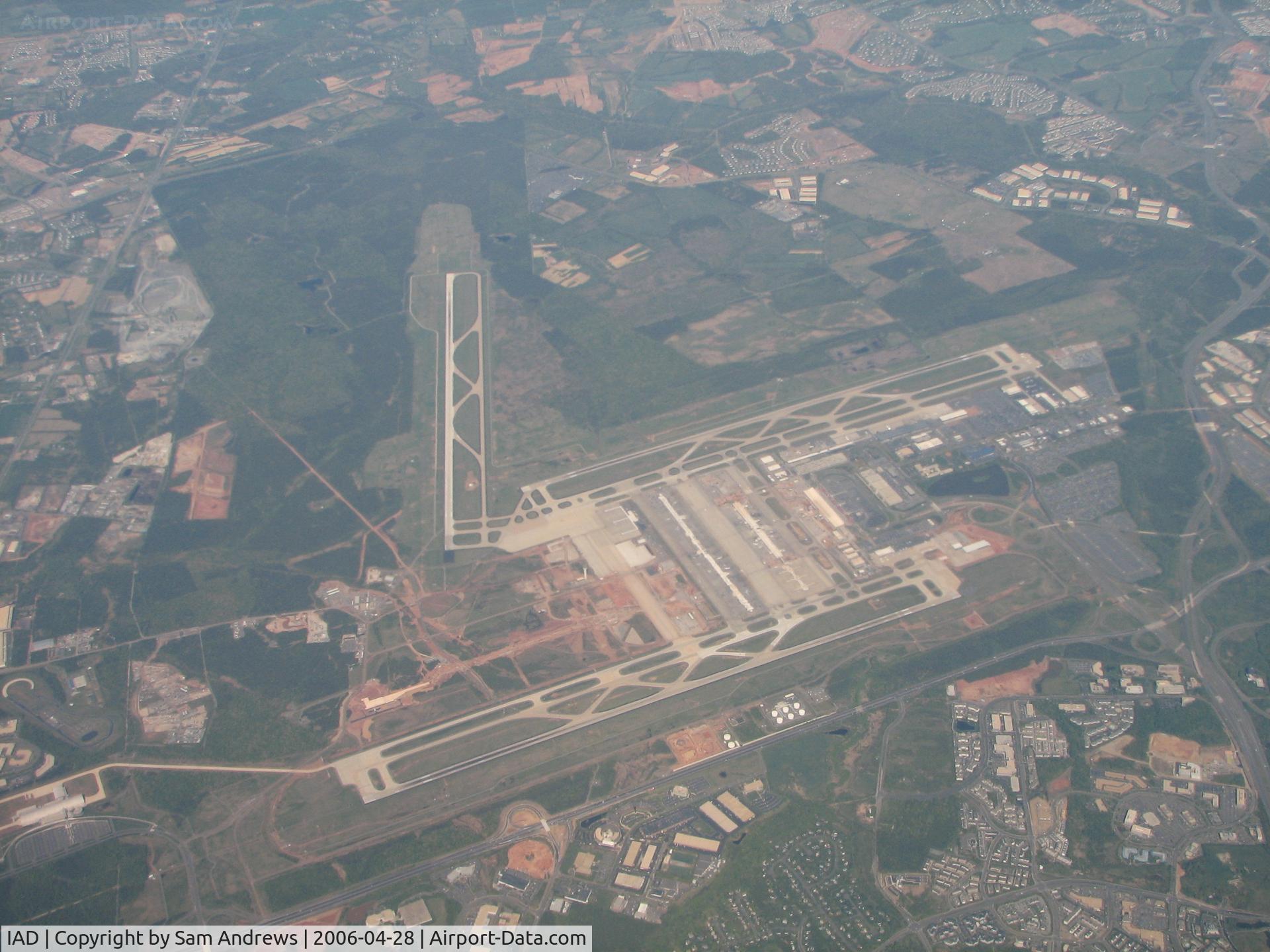 Washington Dulles International Airport (IAD) - Climbing out from BWI to STL we over flew IAD and I got this pic.  Don't know how high we were.