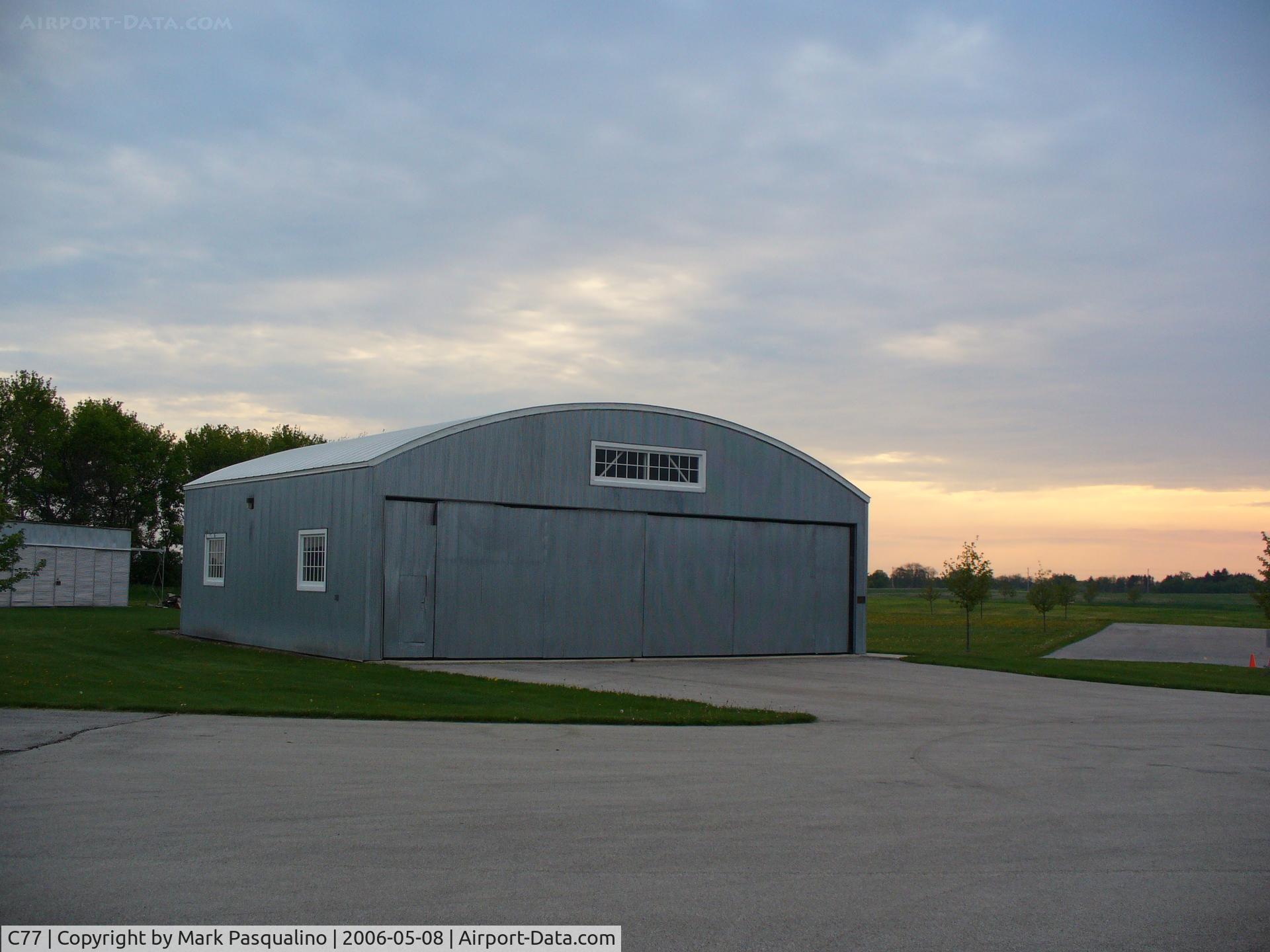 Poplar Grove Airport (C77) - Springfield Hangar built in 1938