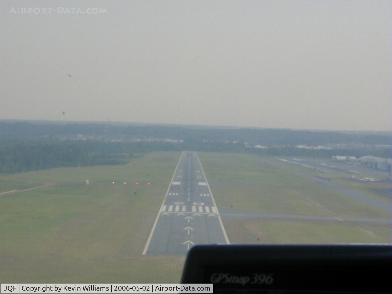Concord Regional Airport (JQF) - Short final to Rwy 20 at JQF Concord Regional Airport