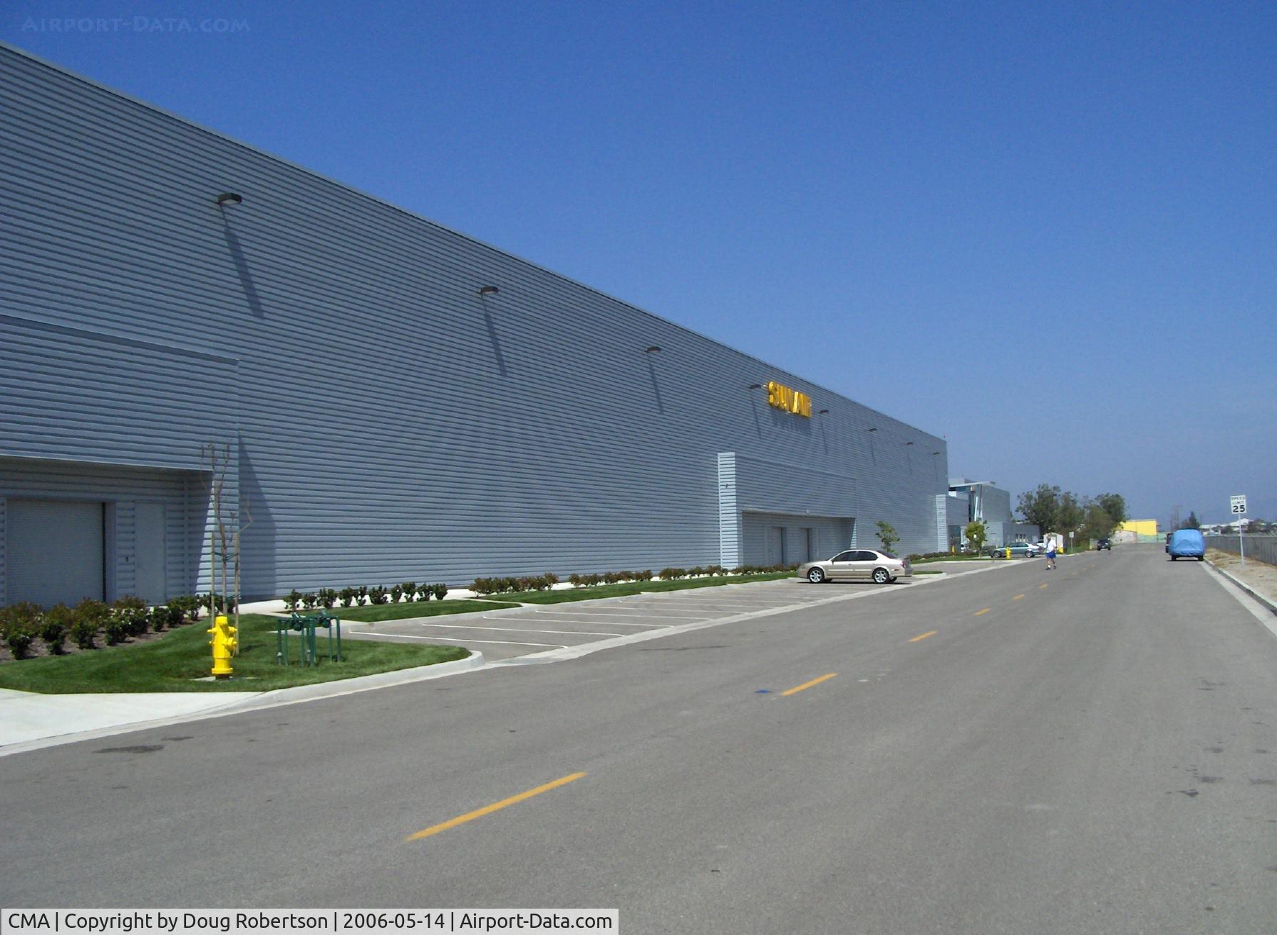 Camarillo Airport (CMA) - Sun Air Jets FBO corporate aircraft maintenance hangars