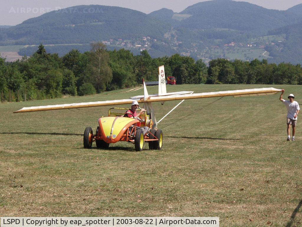 LSPD Airport - an old VW-Käfer used to tow a glider on ground