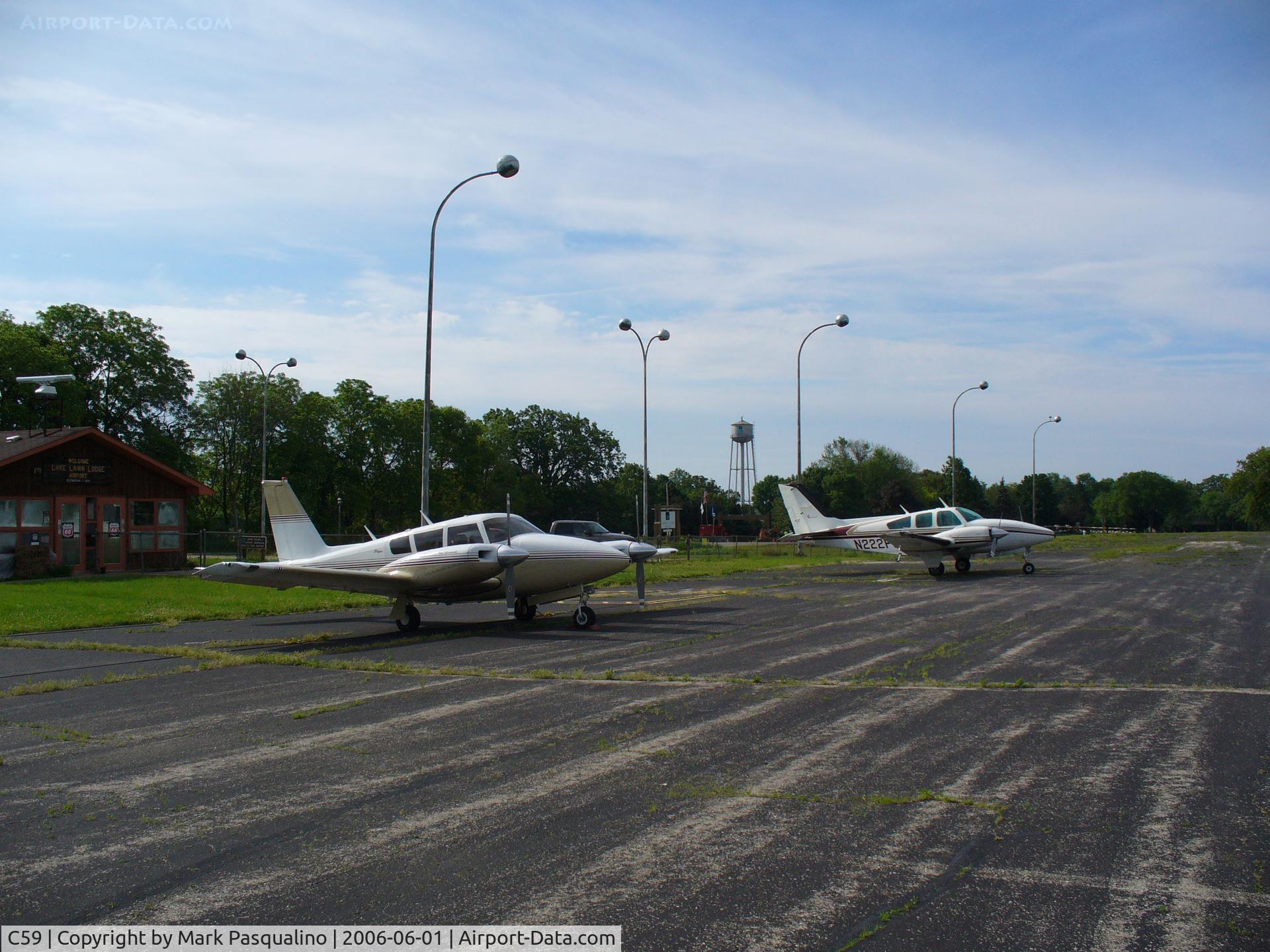 Lake Lawn Airport (C59) - Main Ramp