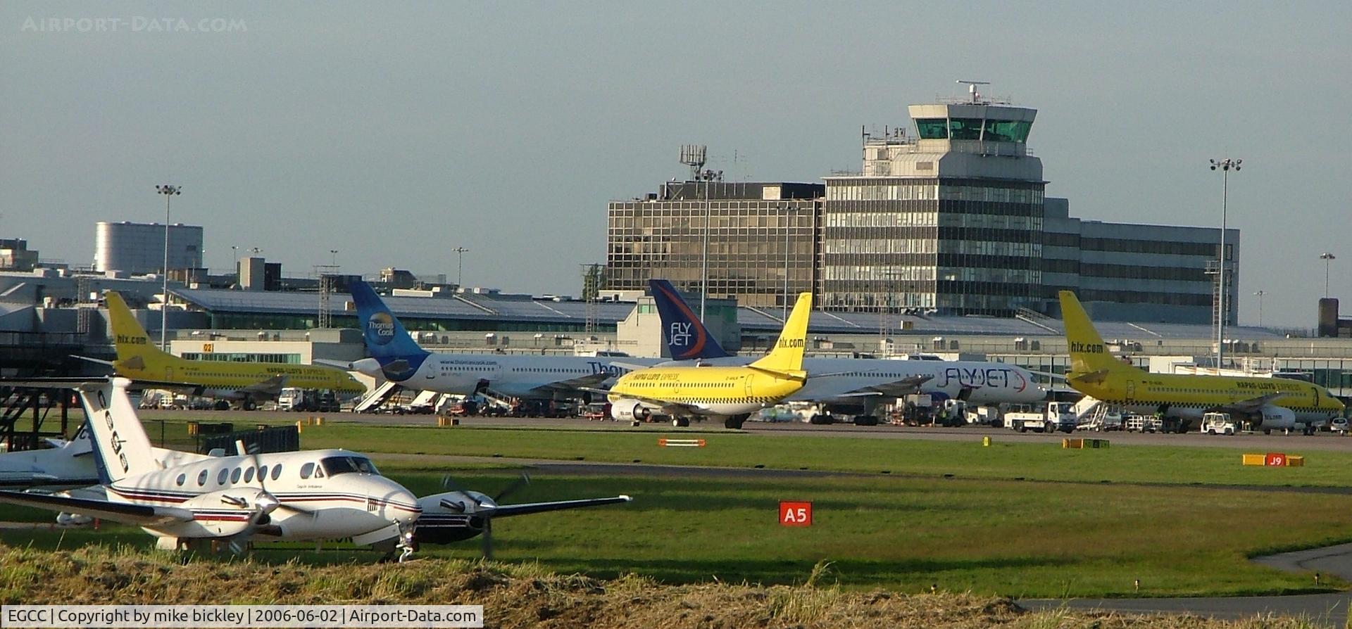 Manchester Airport, Manchester, England United Kingdom (EGCC) - 3 hapag's in a row
