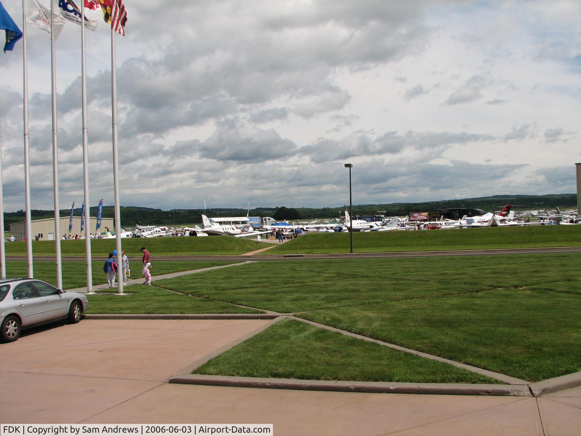 Frederick Municipal Airport (FDK) - The display ramp at the 2006 AOPA Fly-In.