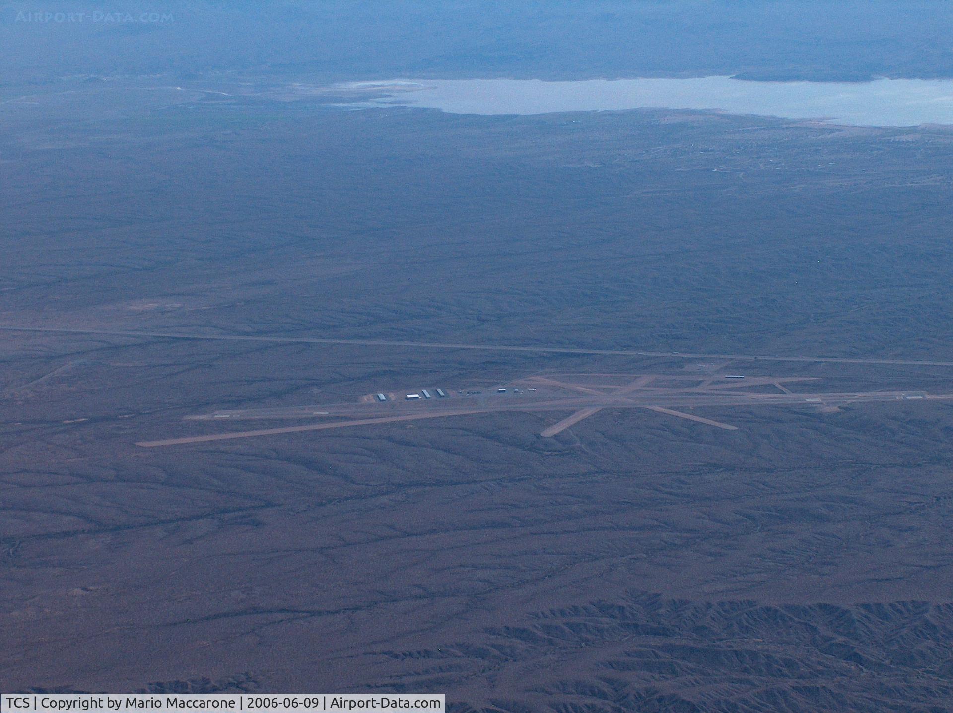 Truth Or Consequences Municipal Airport (TCS) - Taken from 10,000 MSL