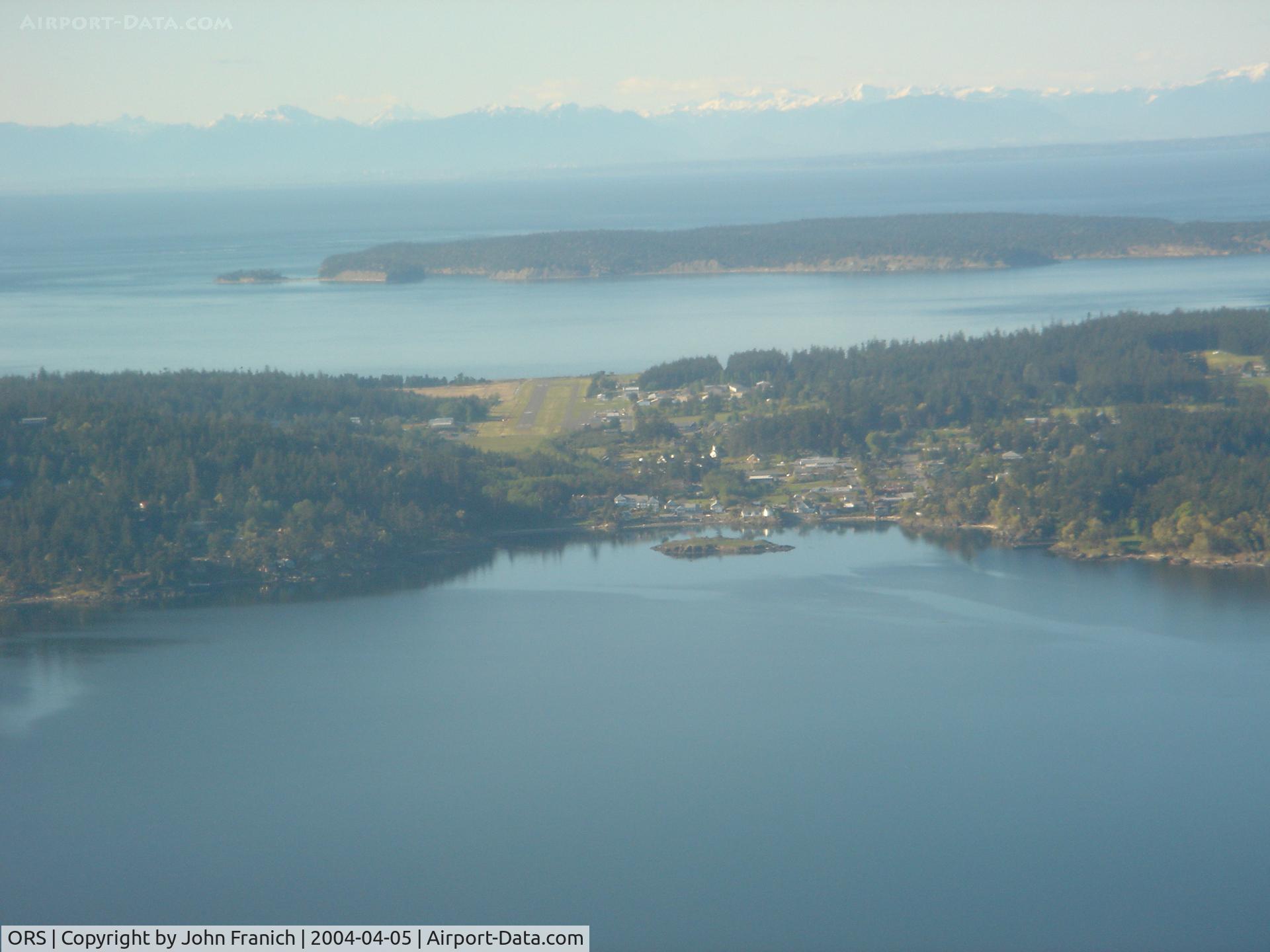 Orcas Island Airport (ORS) - Canada in the background, this is one the most beautiful places on earth.
