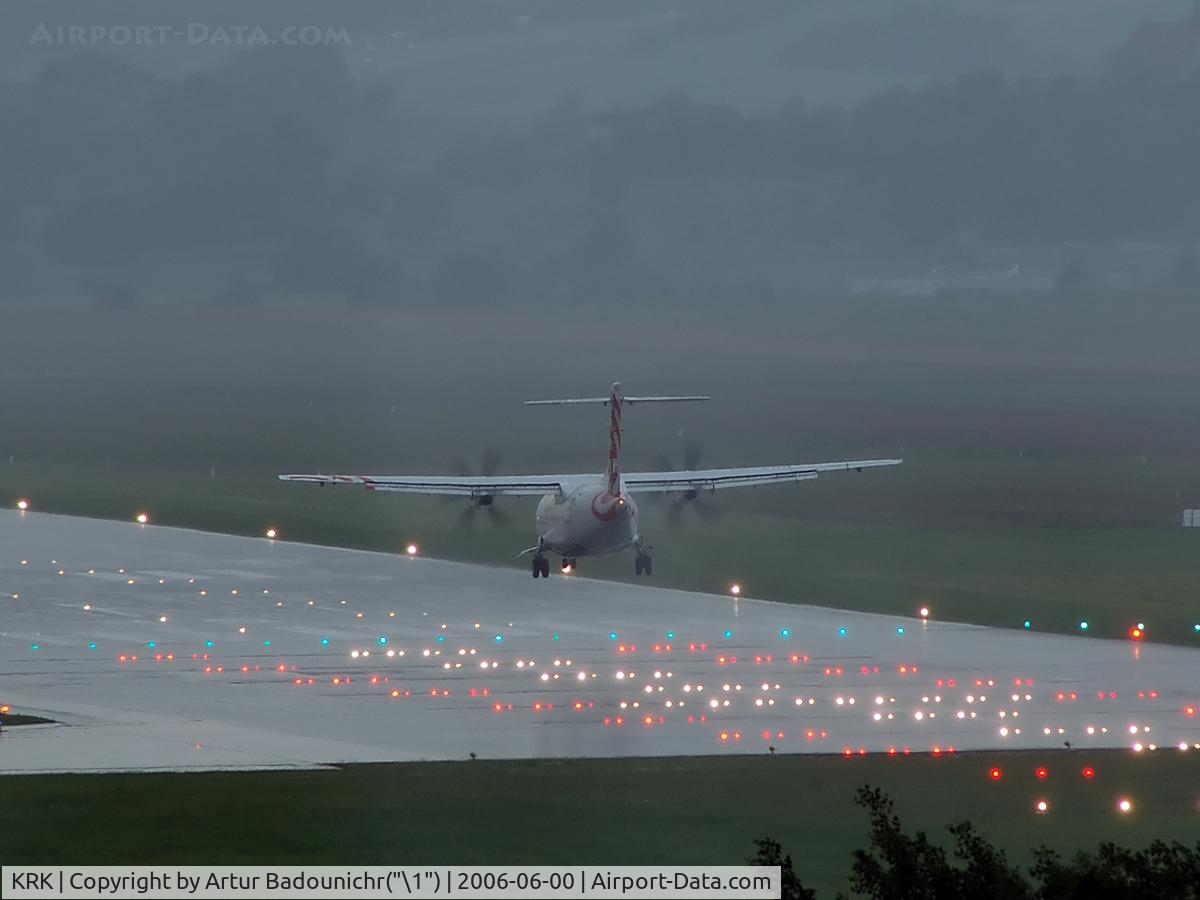 John Paul II International Airport Kraków-Balice, Kraków Poland (KRK) - Atr Lot Company landing on rwy 25