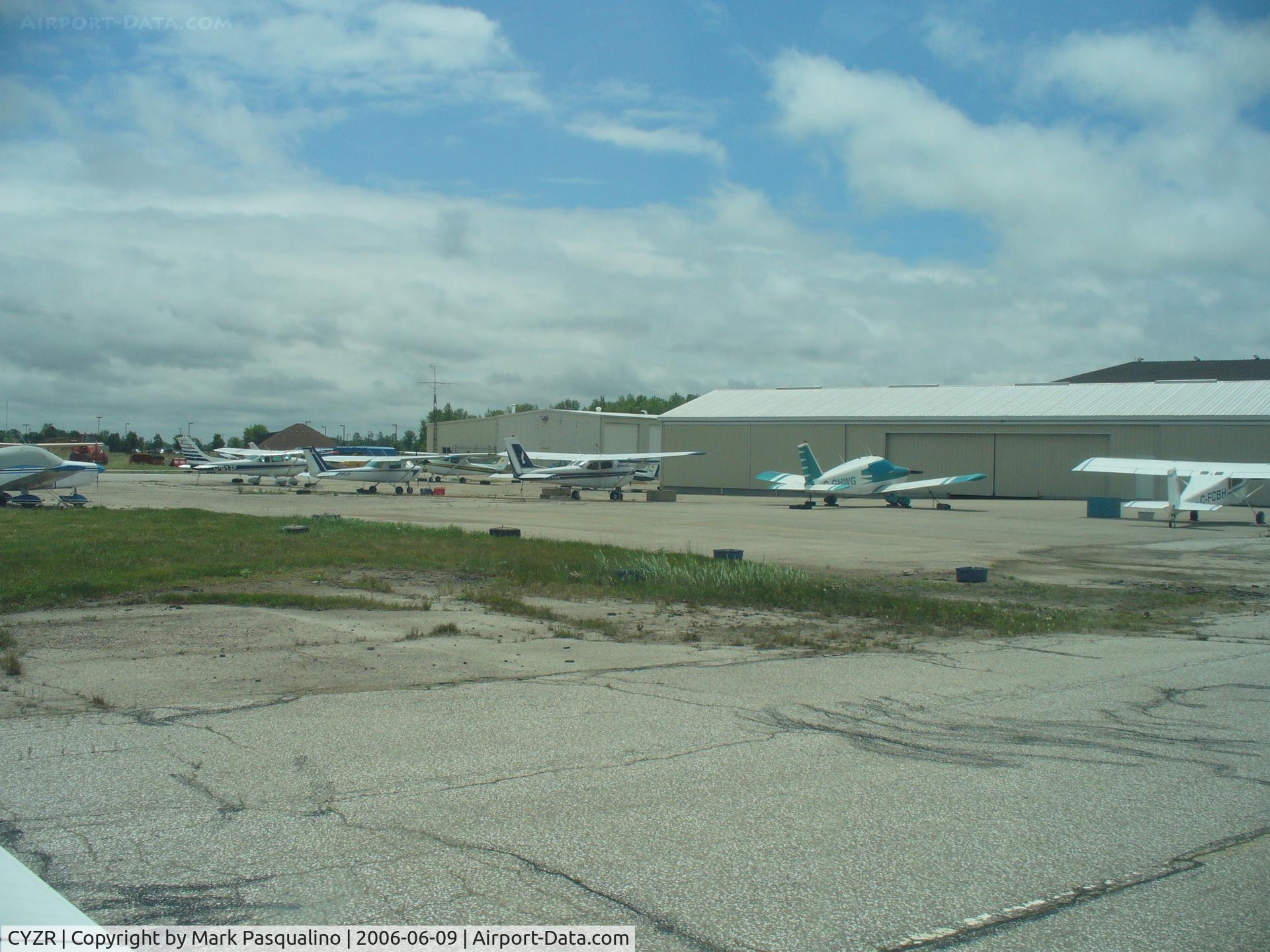 Sarnia (Chris Hadfield) Airport, Sarnia, Ontario Canada (CYZR) - General Aviation Ramp