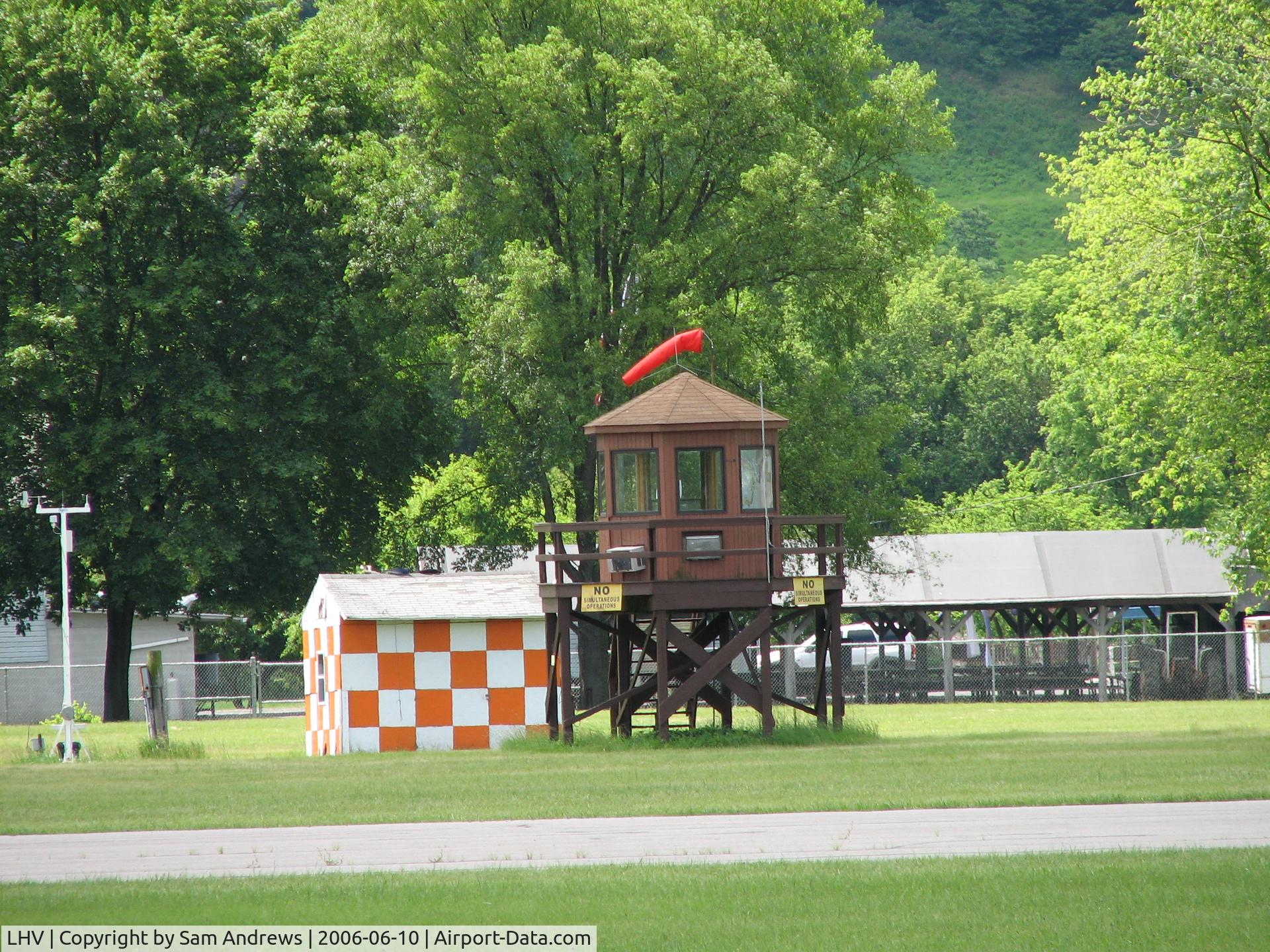 William T. Piper Memorial Airport (LHV) - This booth is on the south side of the airport