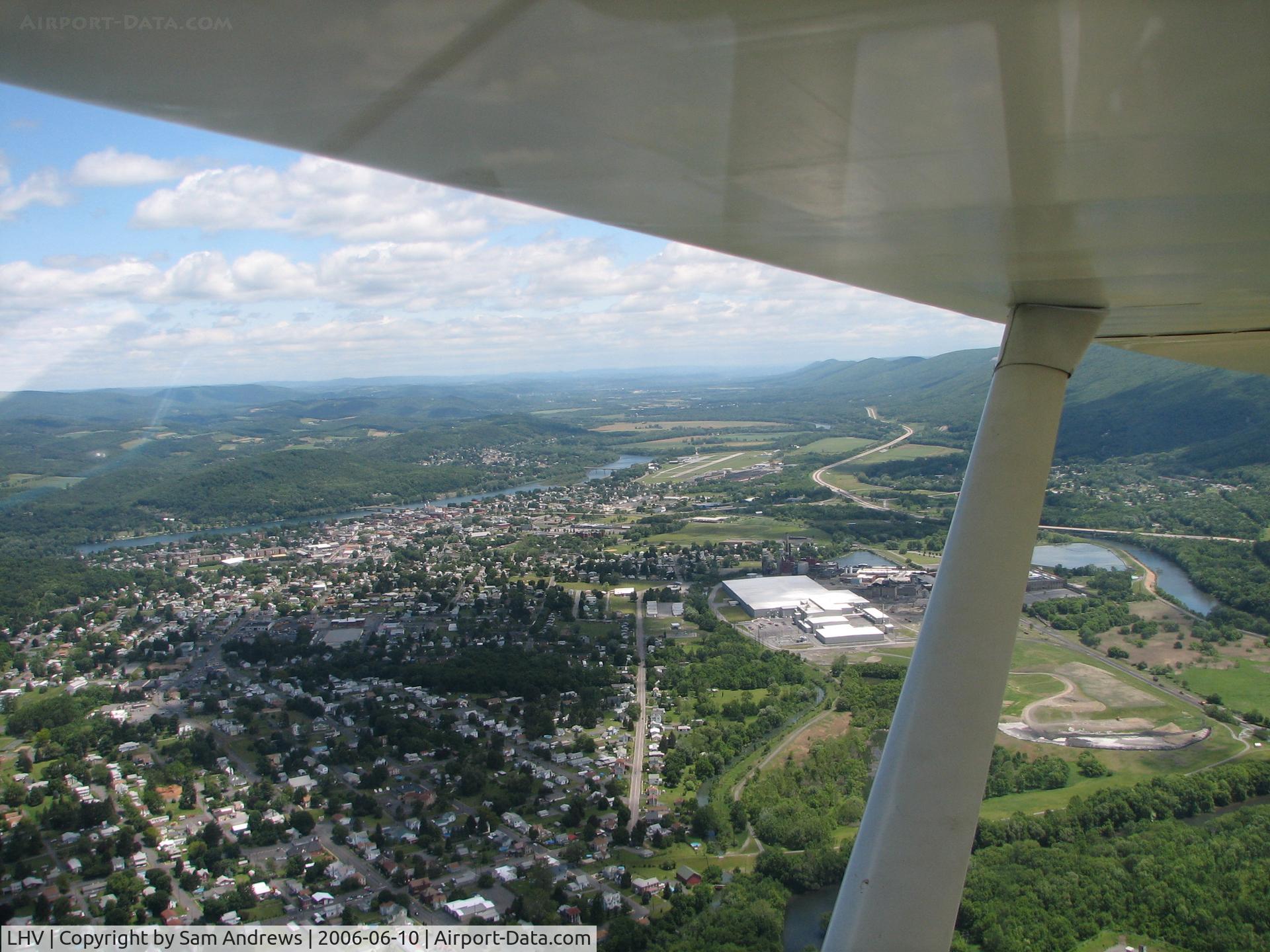 William T. Piper Memorial Airport (LHV) - About 4 miles west
